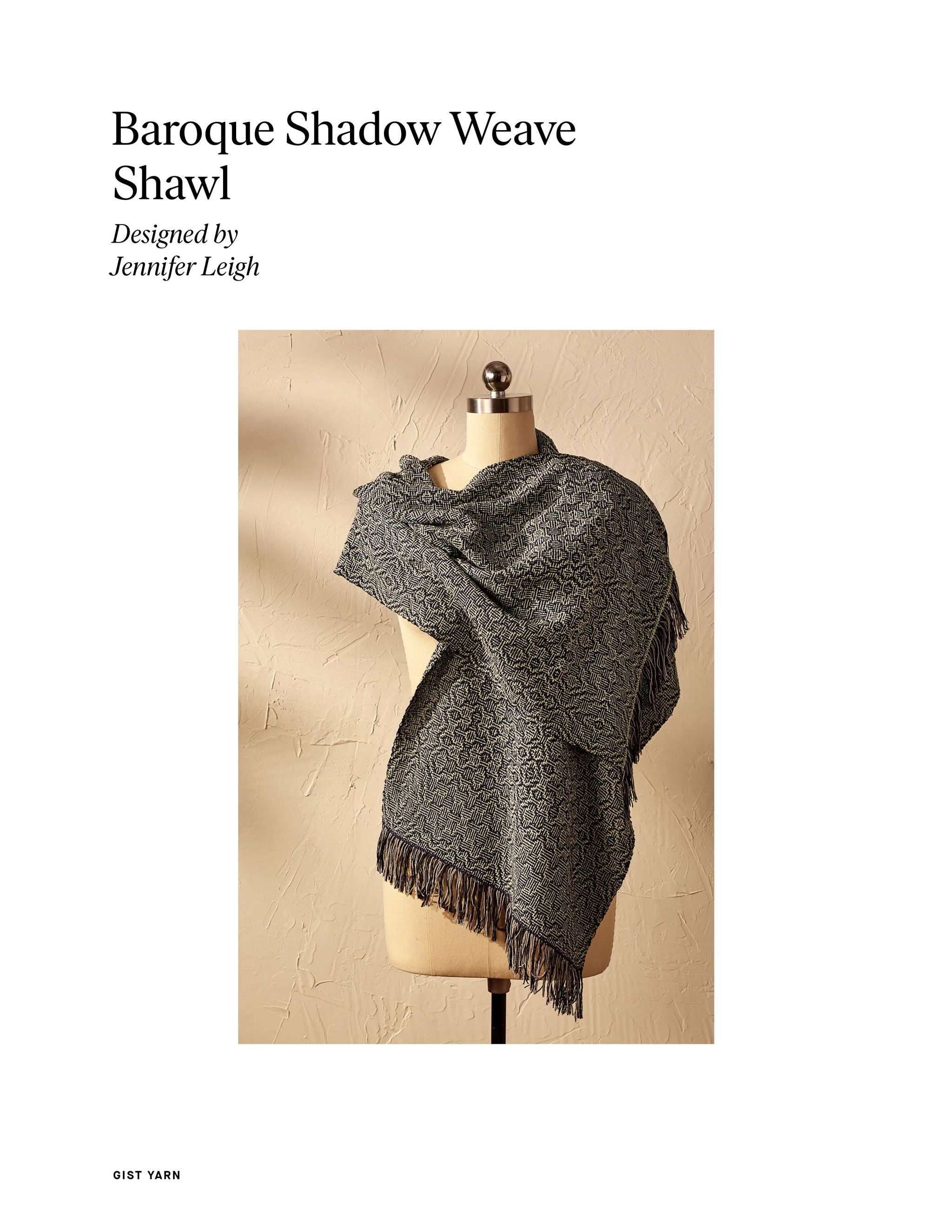 Baroque Shadow Weave Shawl - Image 6