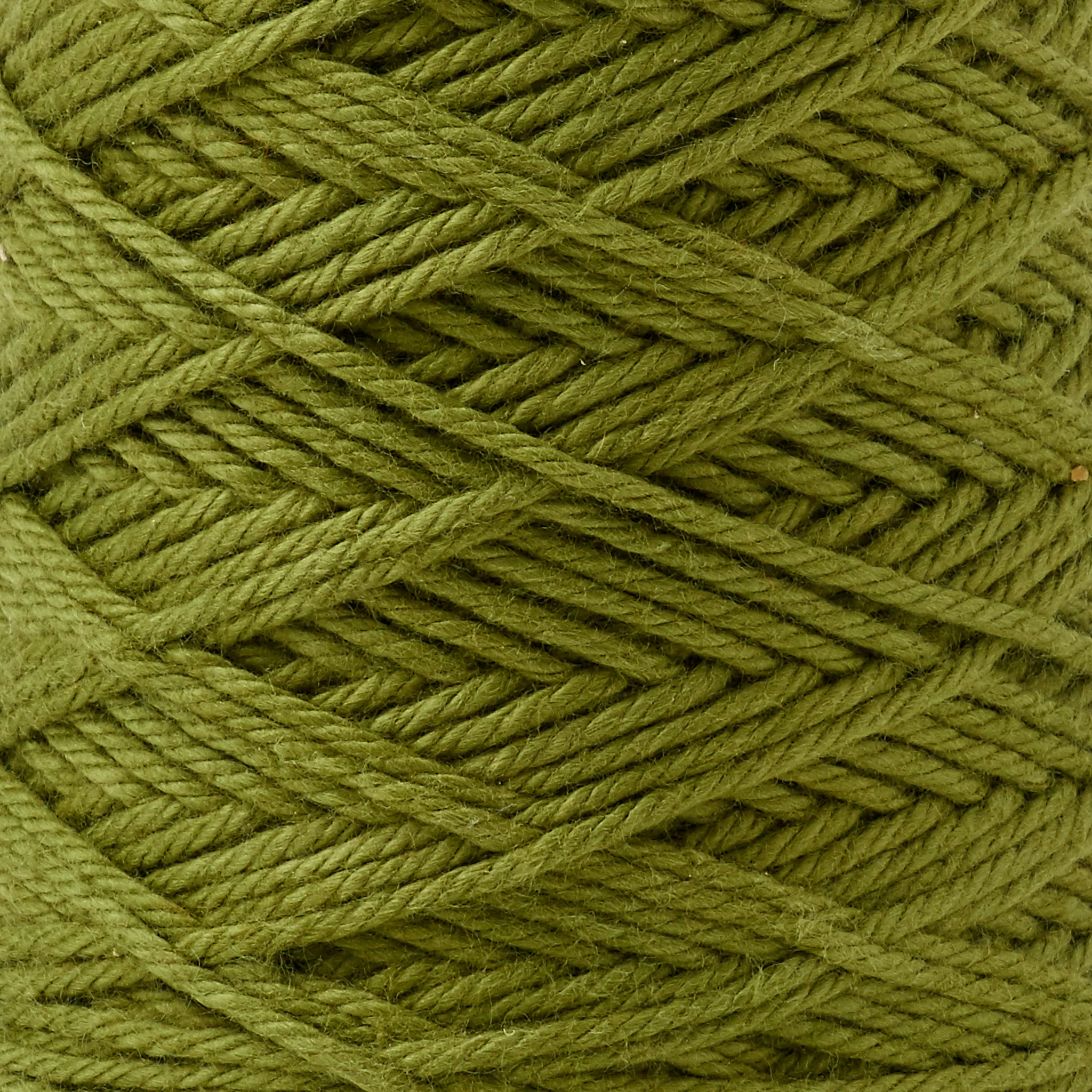 Beam 3/4 Organic Cotton Weaving Yarn ~ Avocado - Image 2