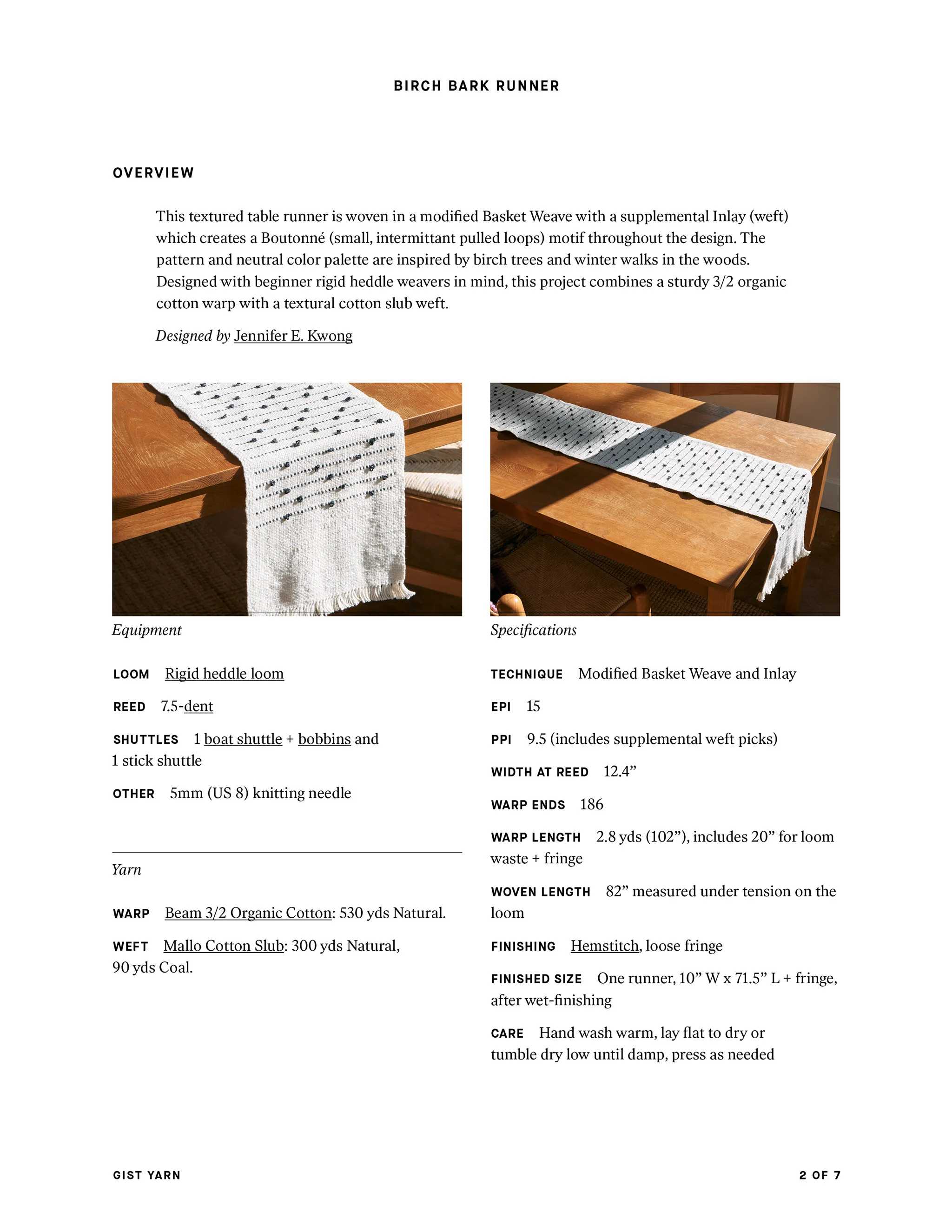 Birch Bark Runner - Image 5
