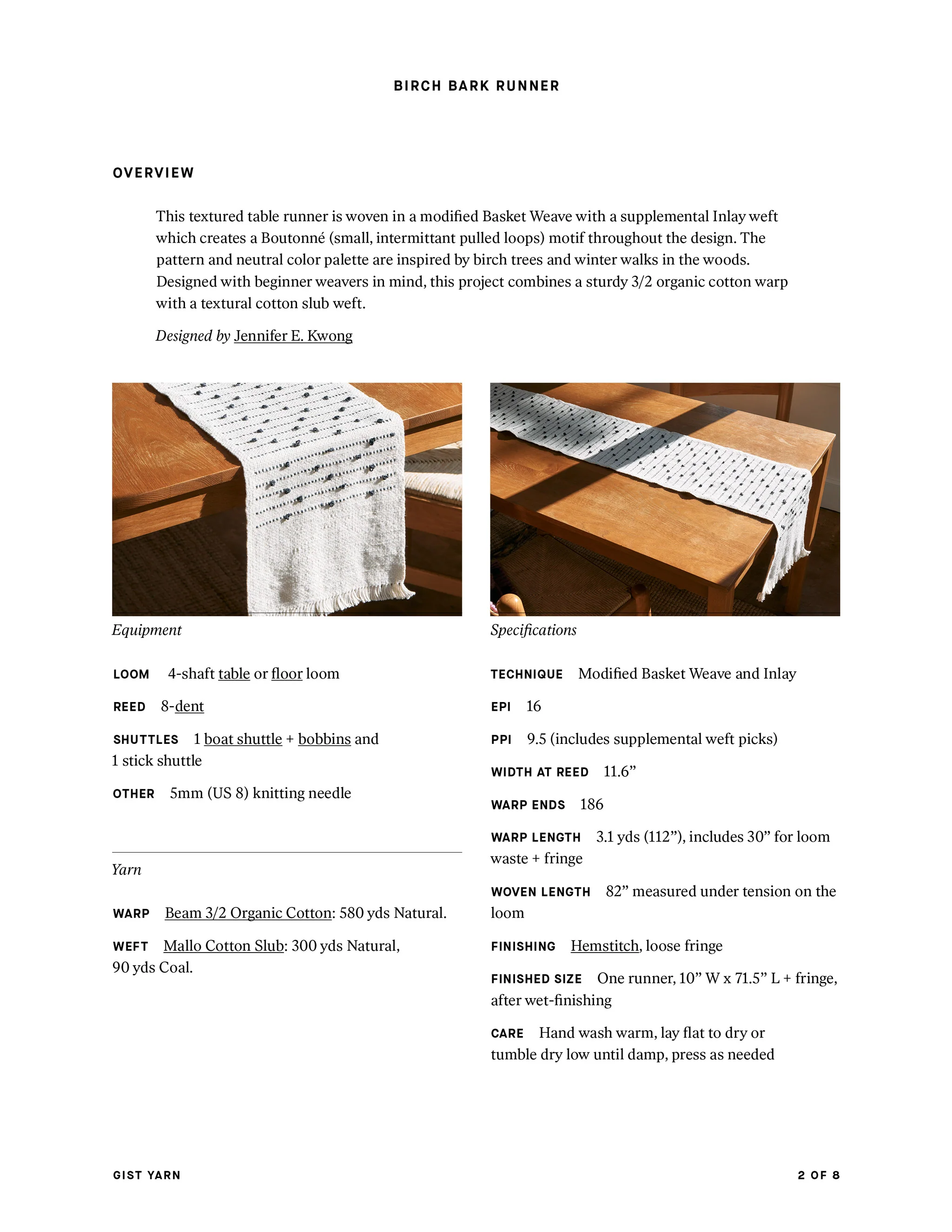 Birch Bark Runner - Image 6
