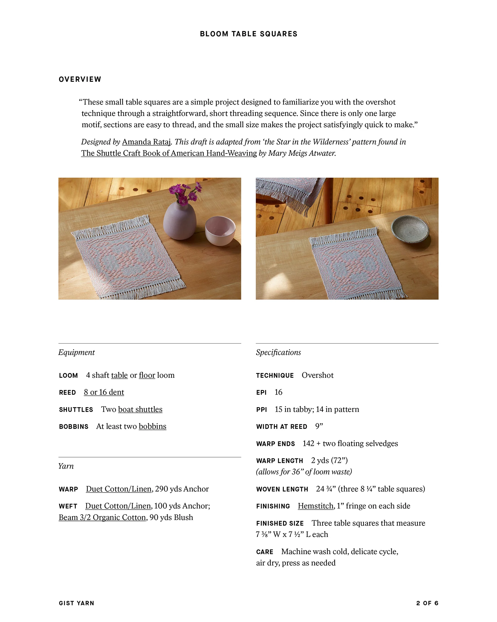 Bloom Table Squares - Image 5