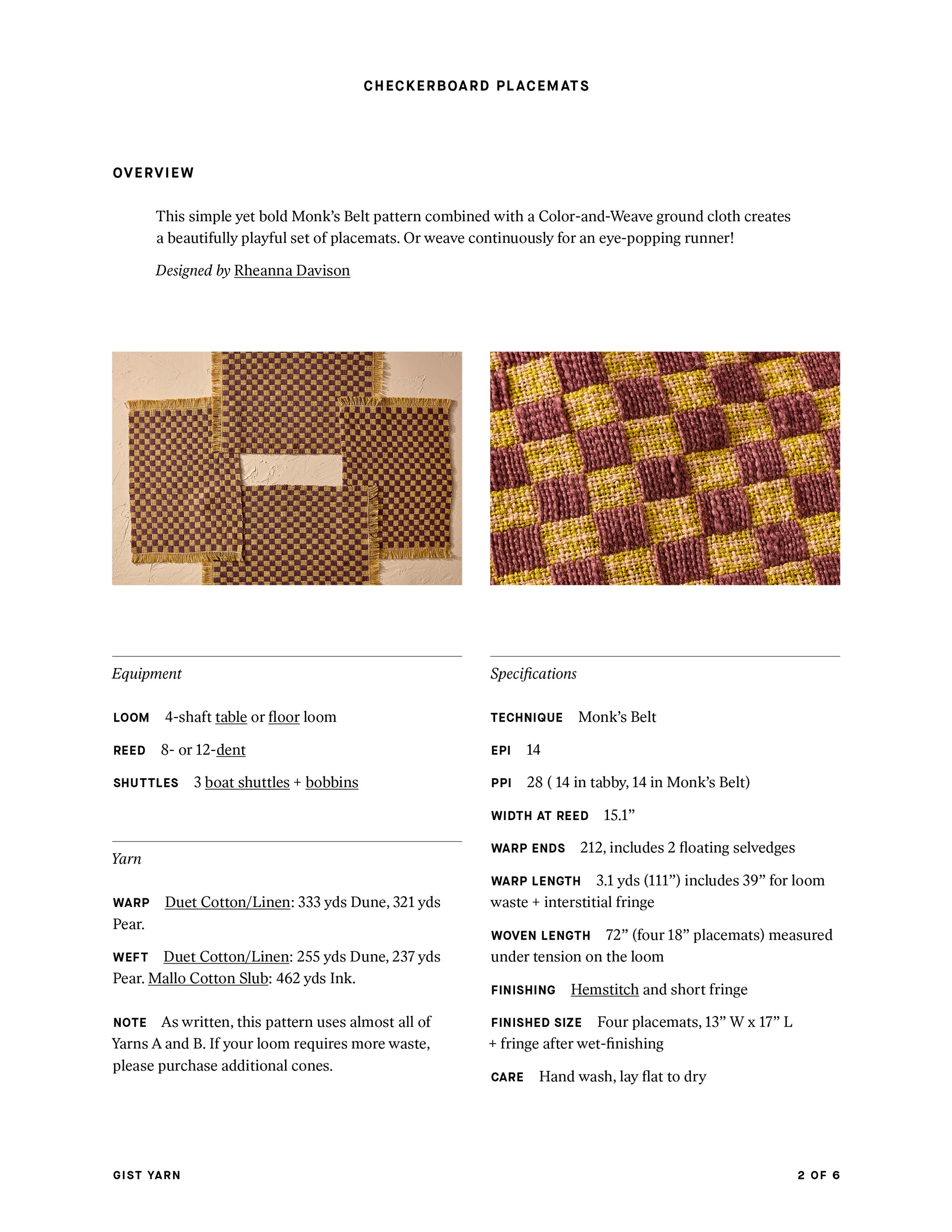 Checkerboard Placemats - Image 7