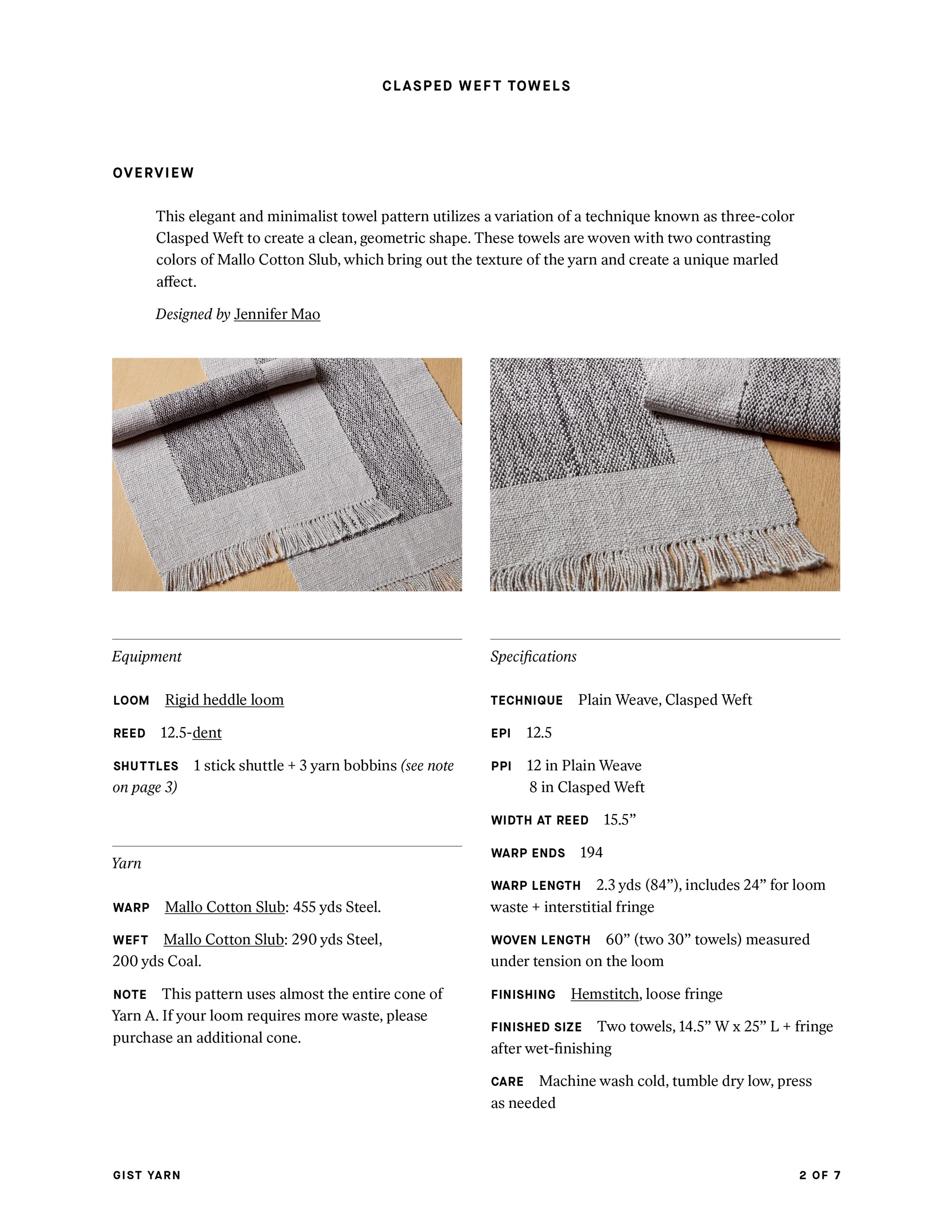 Clasped Weft Towels - Image 5