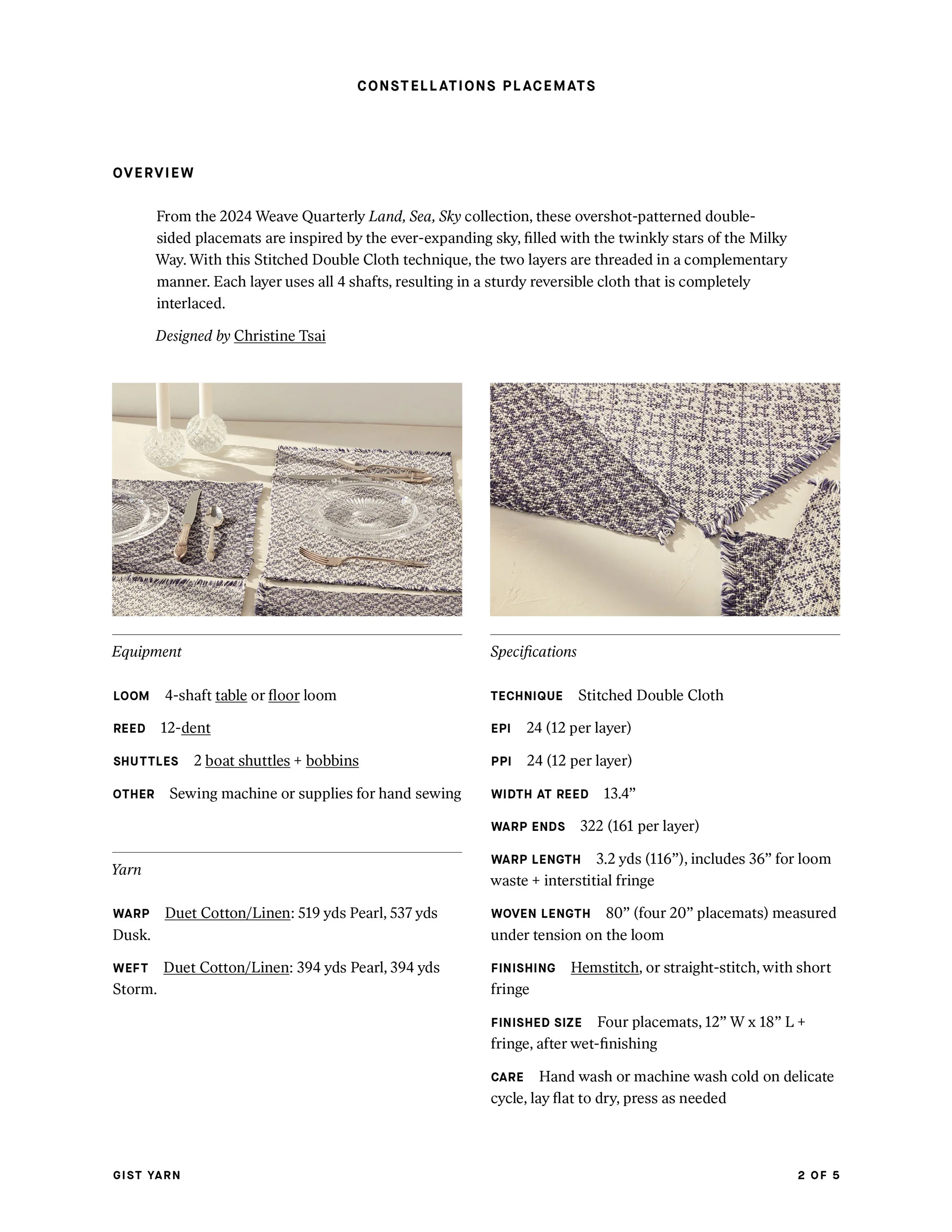 Constellations Placemats - Image 7
