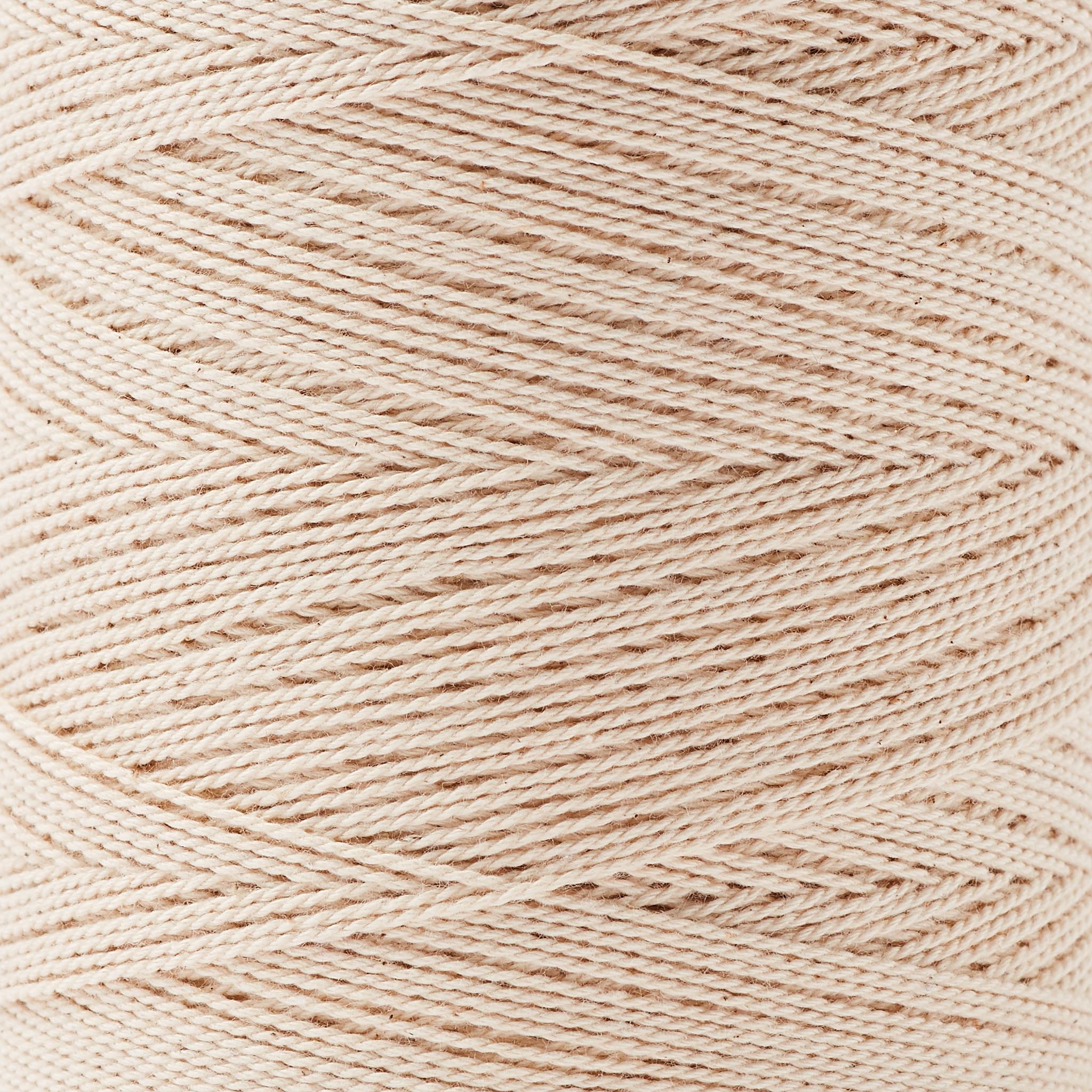 Natural Cotton Seine Twine # 12 Warp Weaving Yarn for Rugs and Tapestries - Image 2