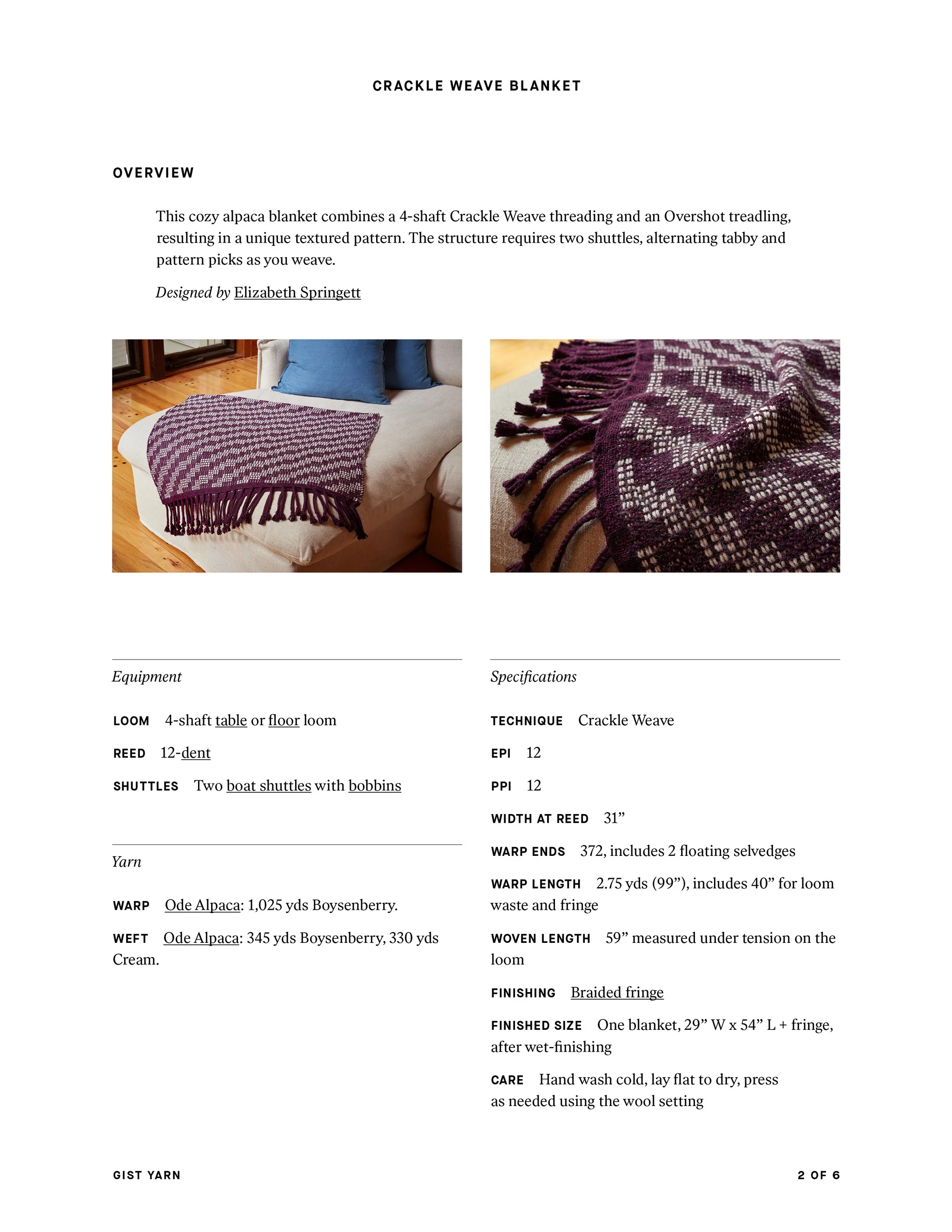 Crackle Weave Blanket - Image 5