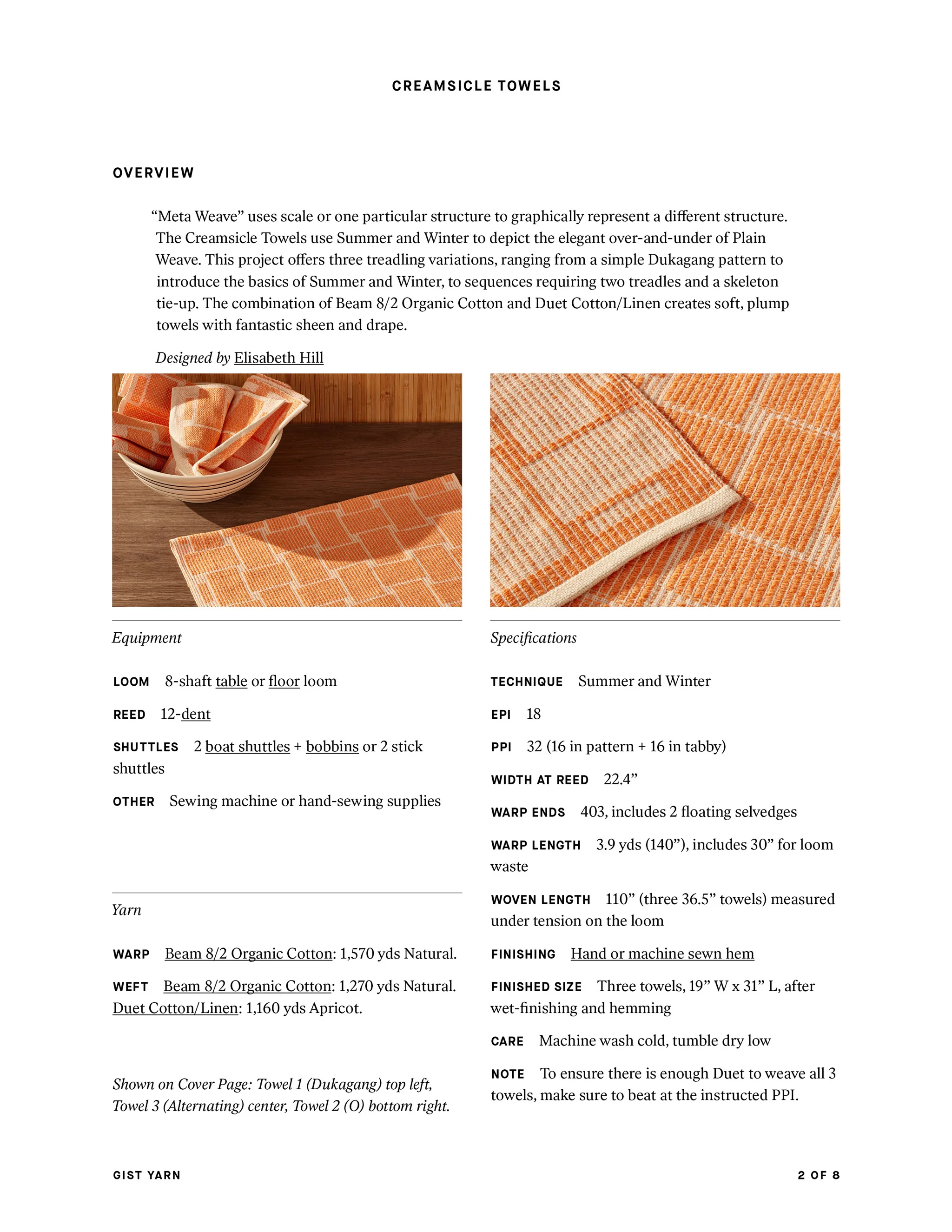 Creamsicle Towels - Image 9