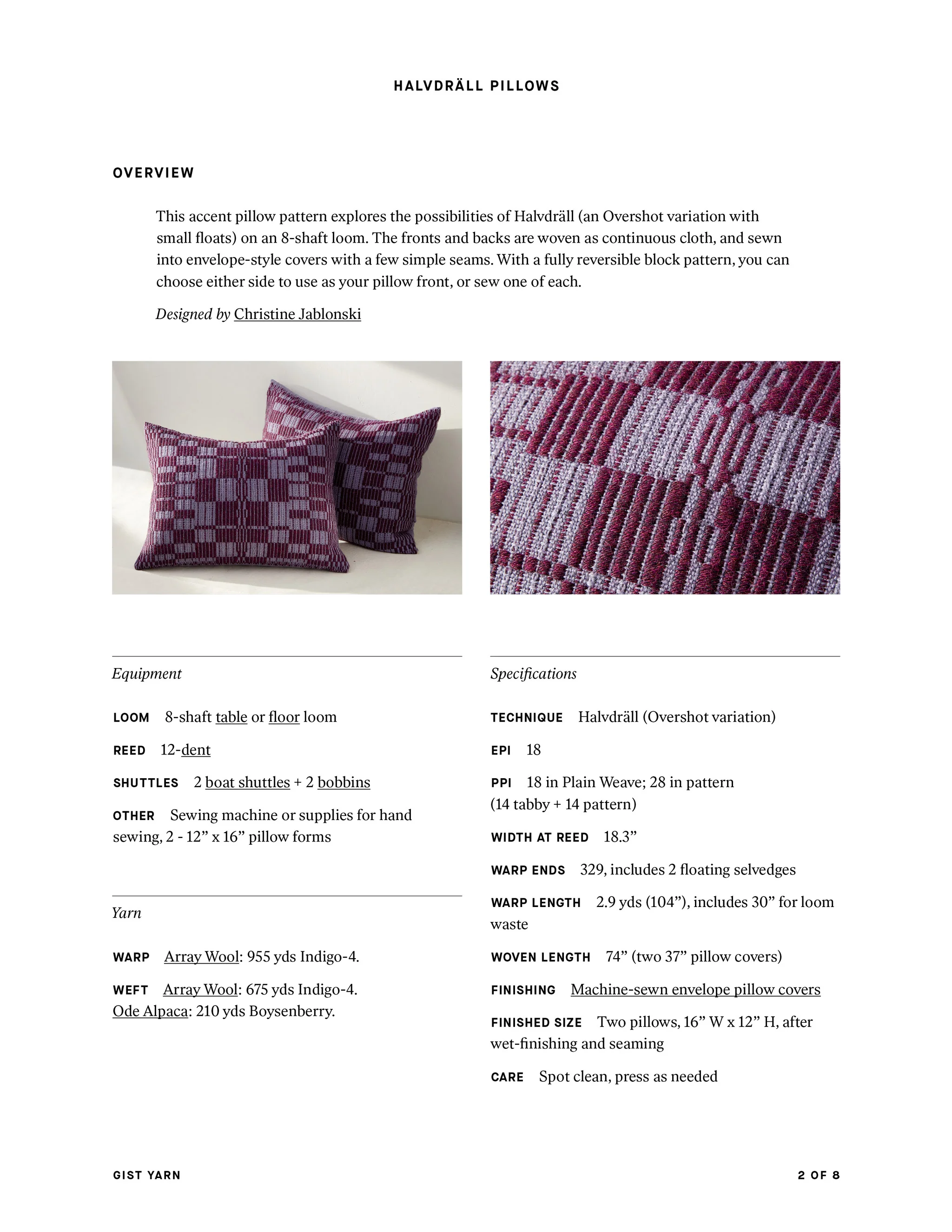 Halvdräll Pillows - Image 6