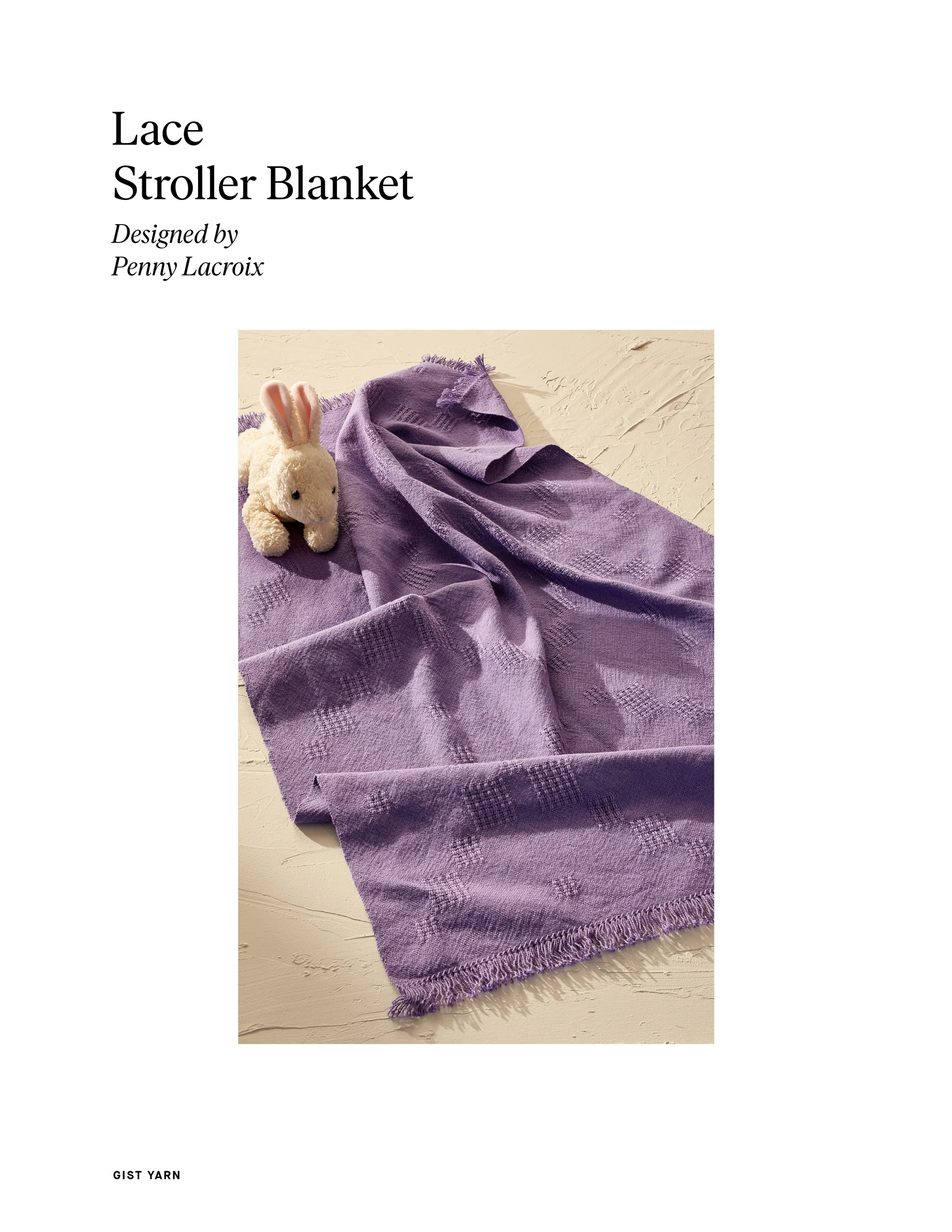 Lace Stroller Blanket - Image 6