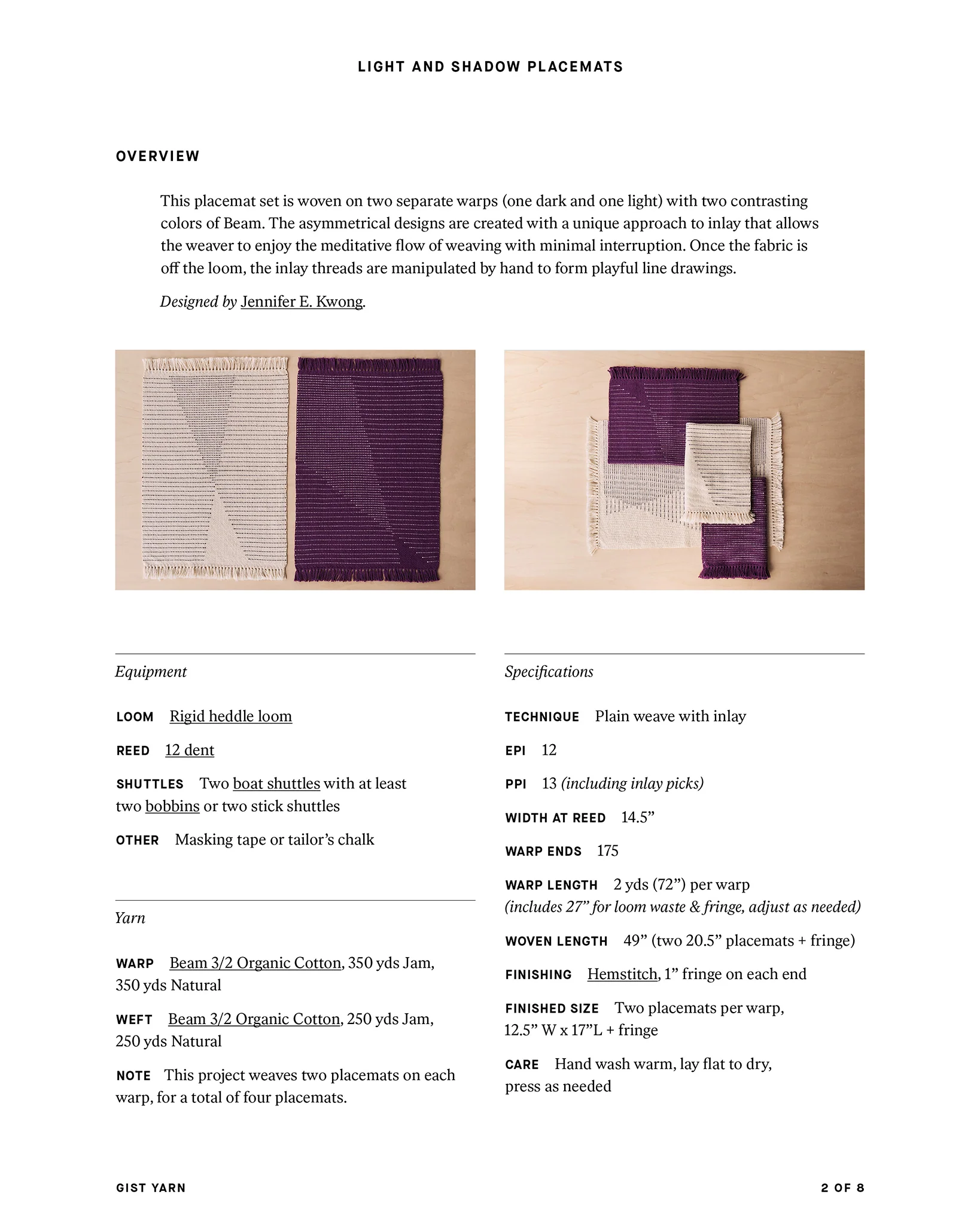 Light and Shadow Placemats - Image 5