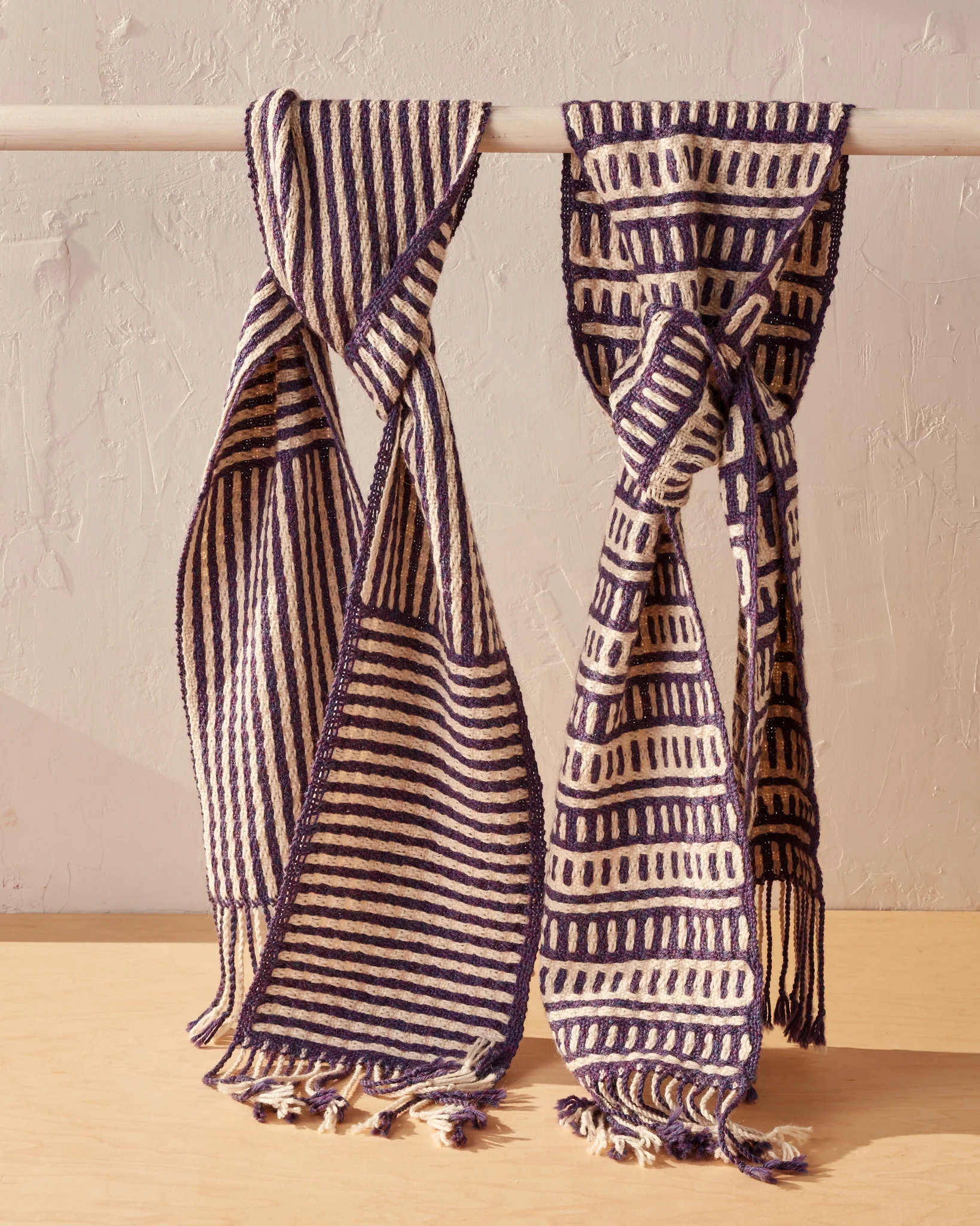 Luxury Scarf Duo: Deflected Doubleweave - Image 2
