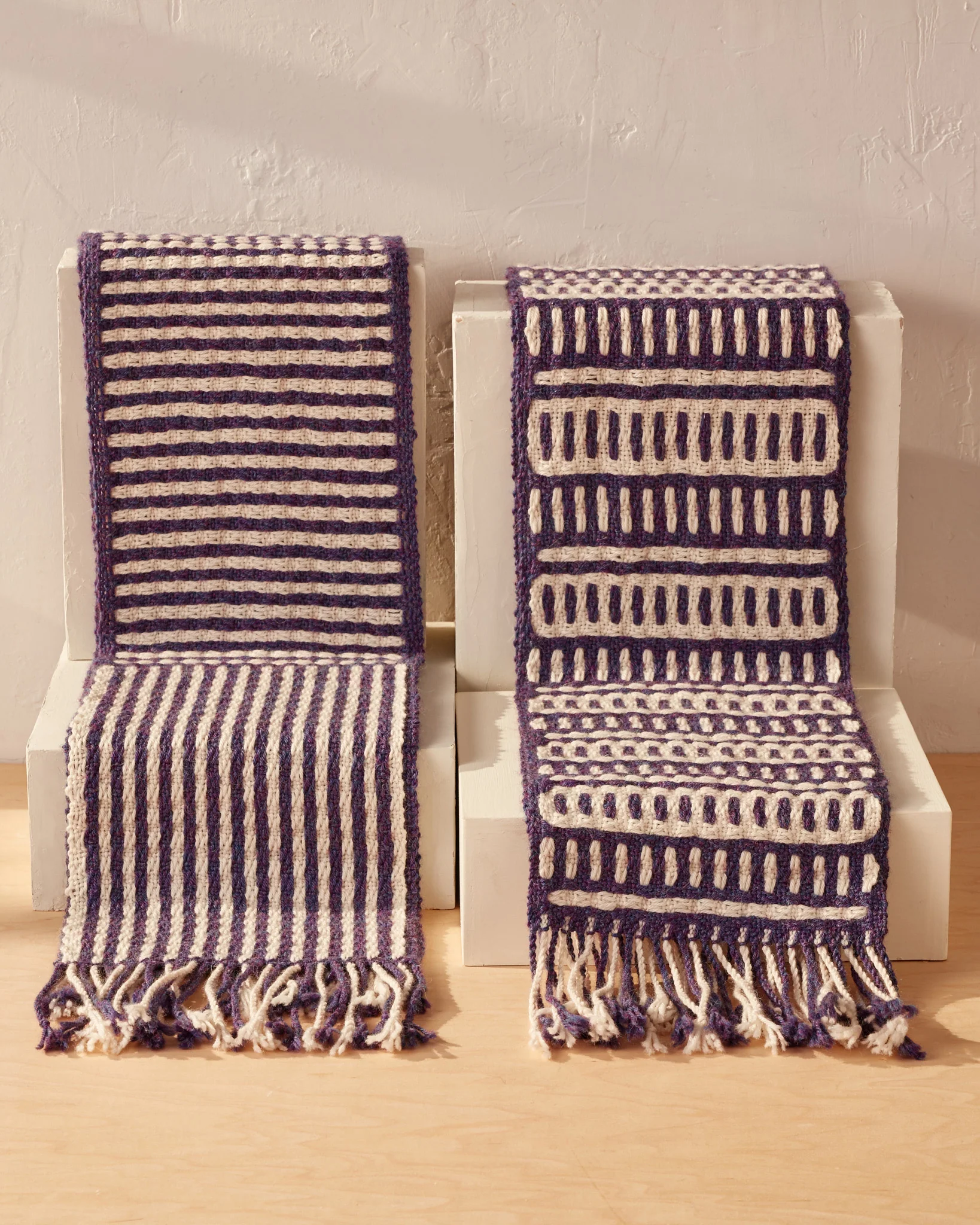 Luxury Scarf Duo: Deflected Doubleweave - Image 5