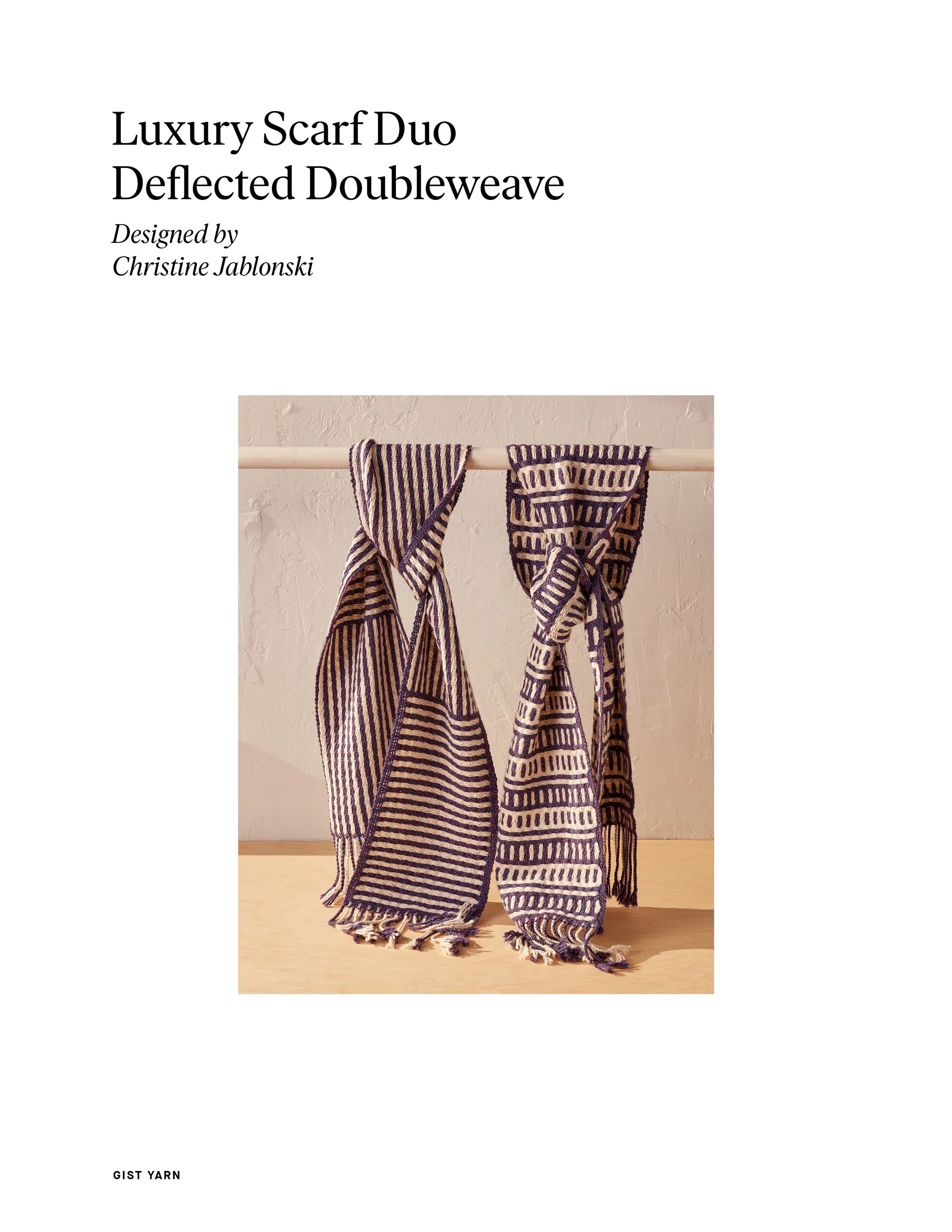 Luxury Scarf Duo: Deflected Doubleweave - Image 6