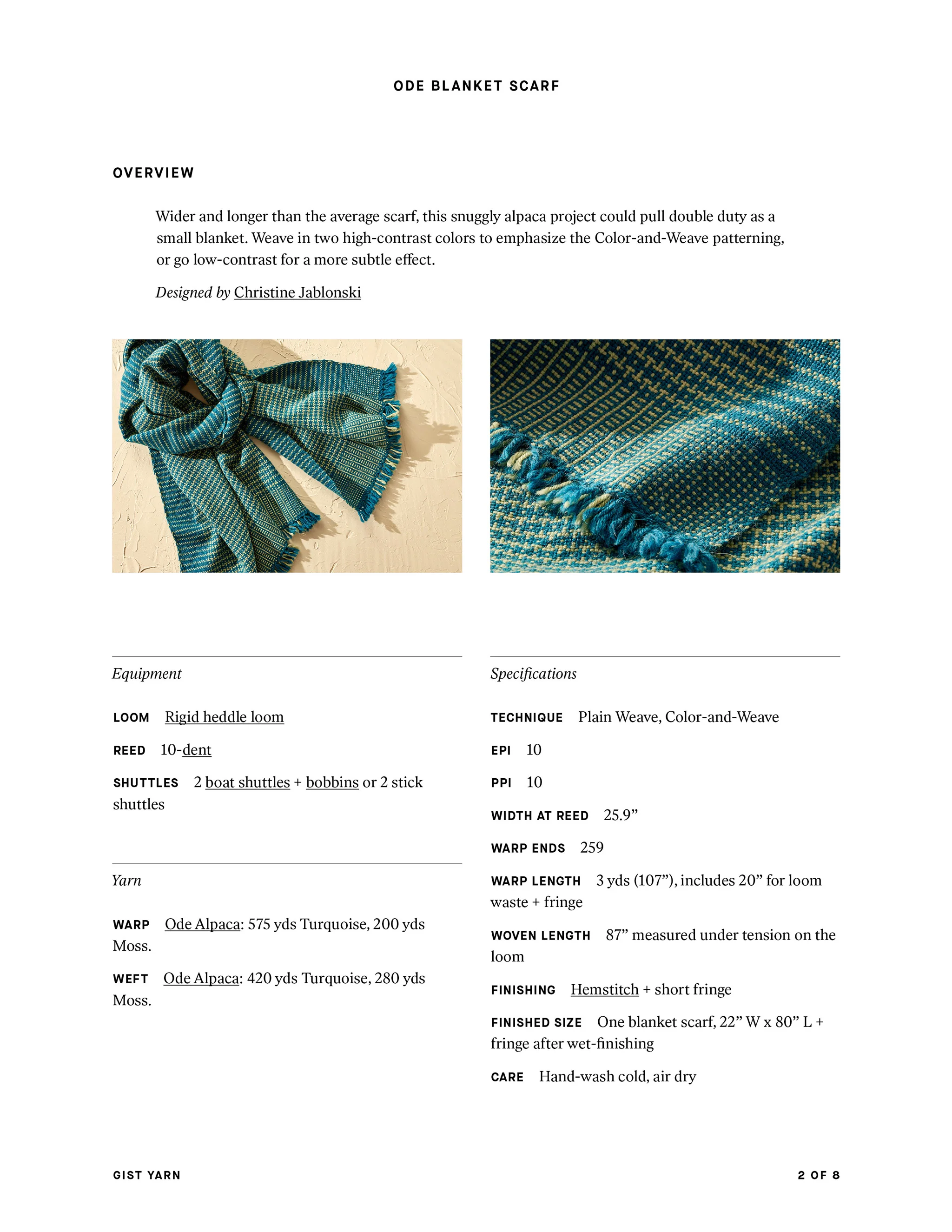 Ode Blanket Scarf - Image 8