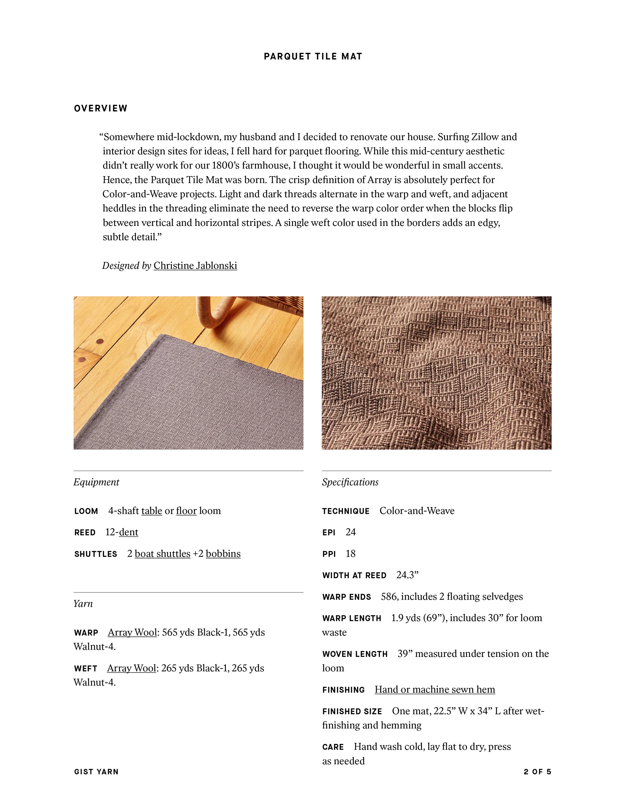 Parquet Tile Mat - Image 5