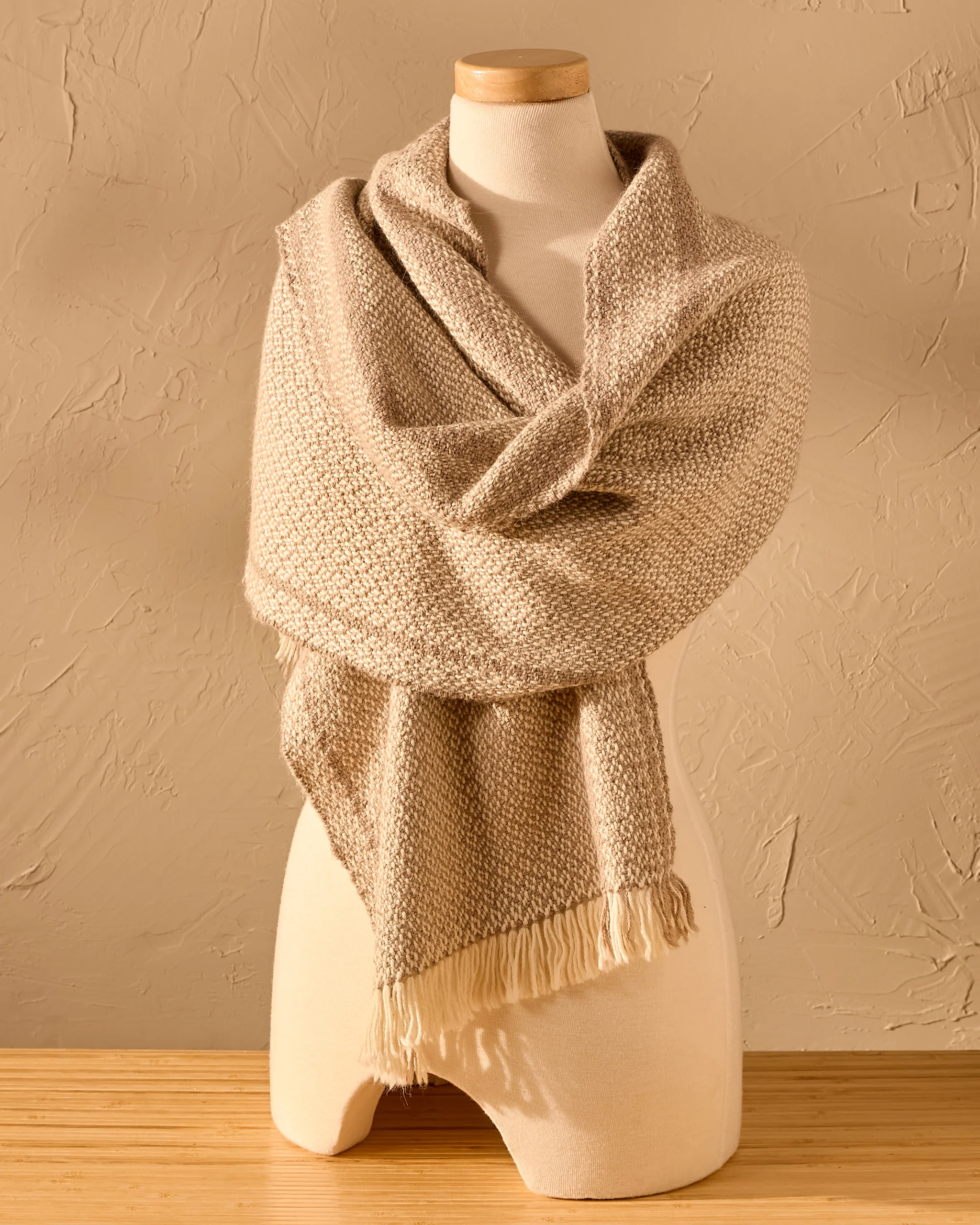 Plaited Twill Scarf
