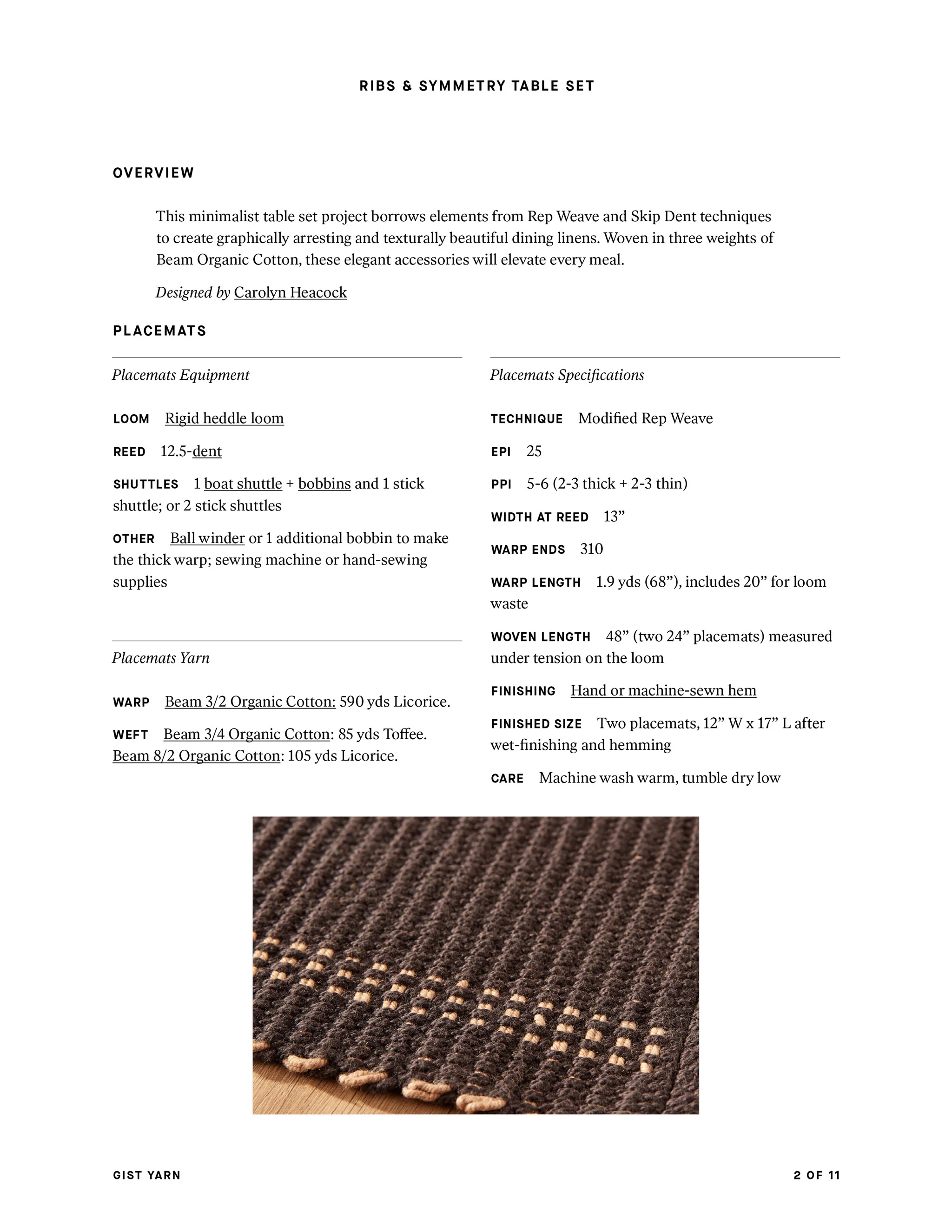 Ribs and Symmetry Table Set - Image 6