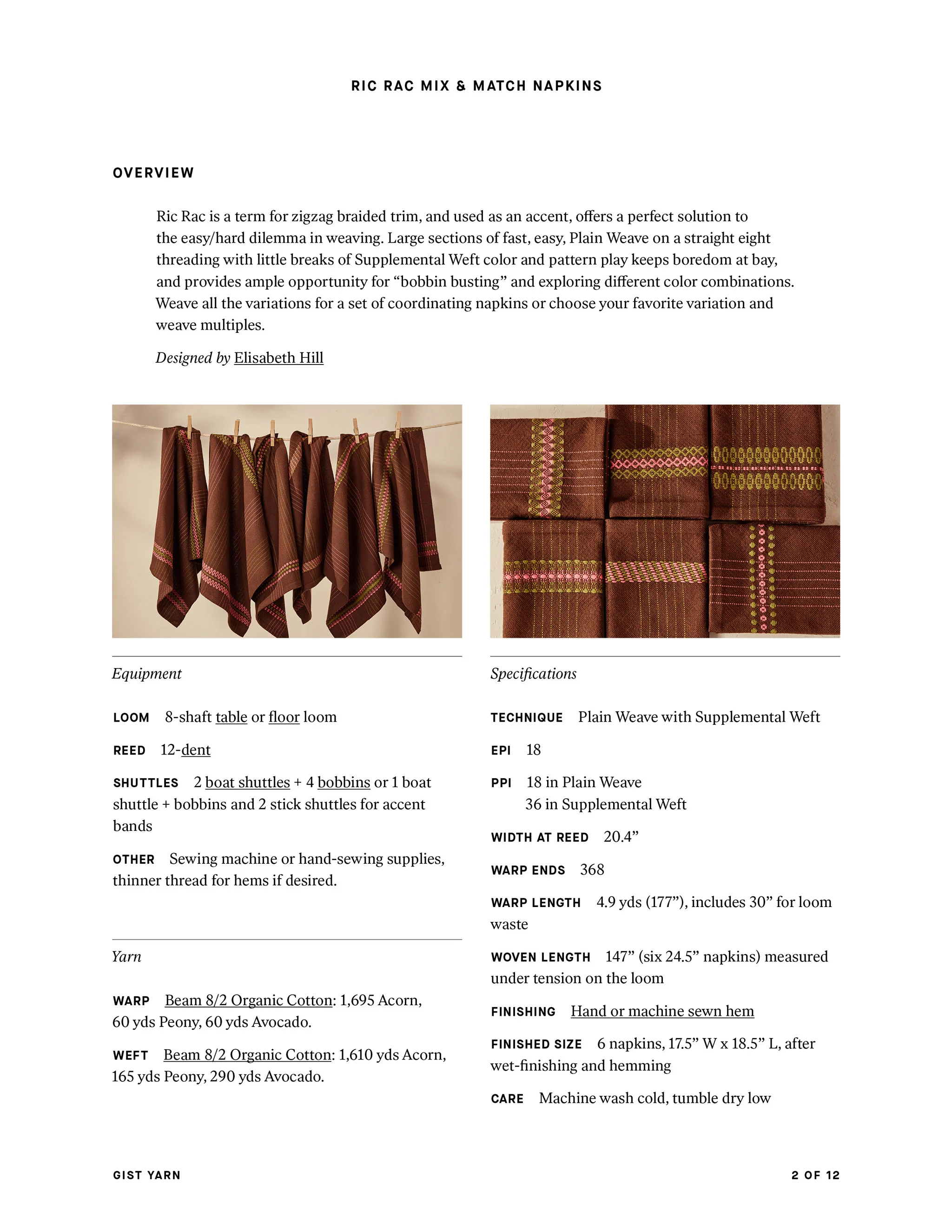 Ric Rac Mix & Match Napkins - Image 5