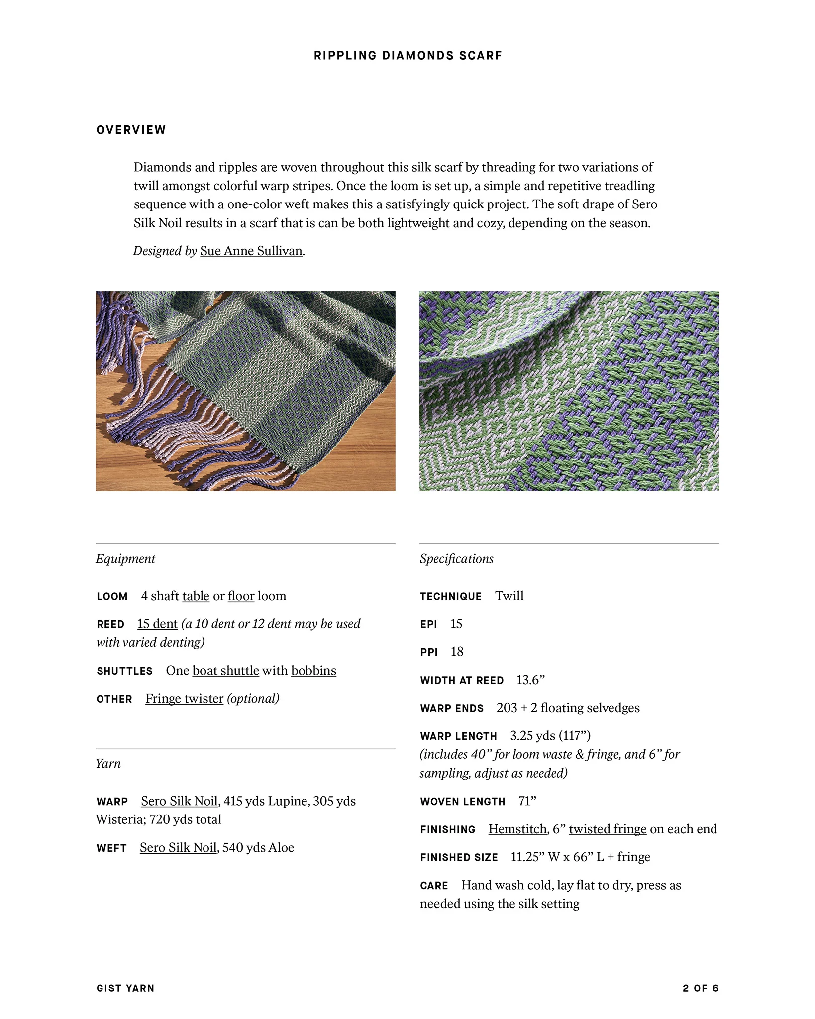 Rippling Diamonds Scarf - Image 6