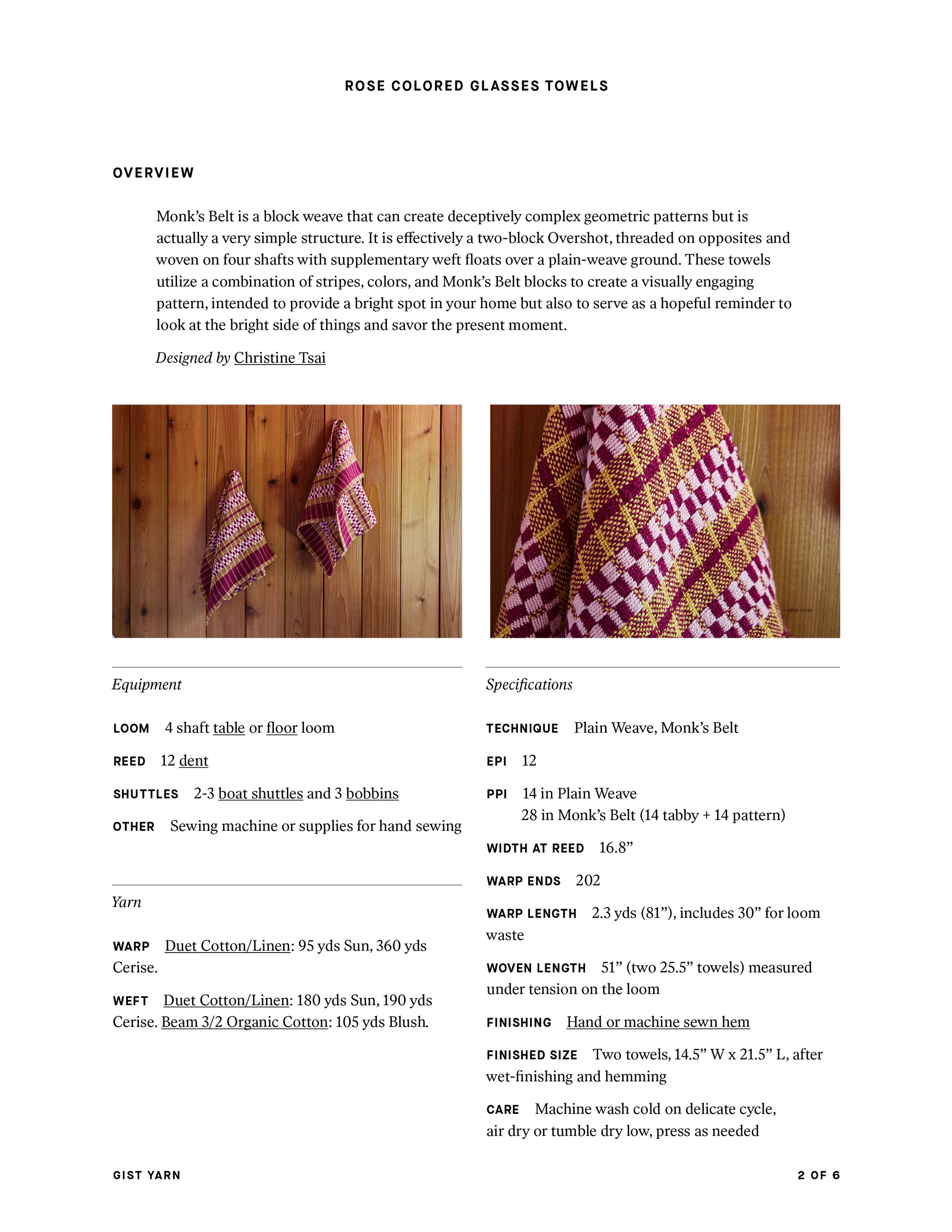 Rose Colored Glasses Towels - Image 5
