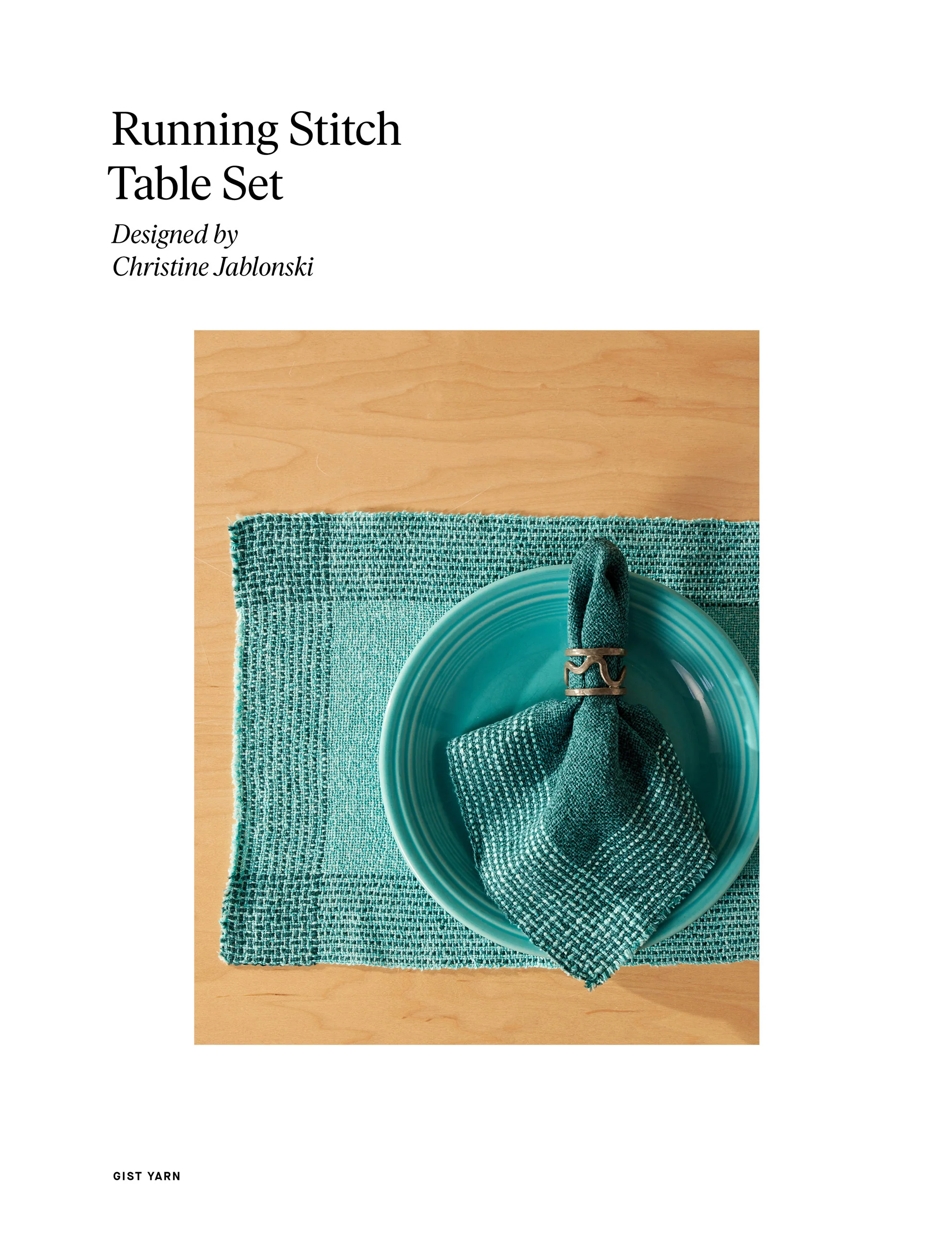 Running Stitch Table Set - Image 8