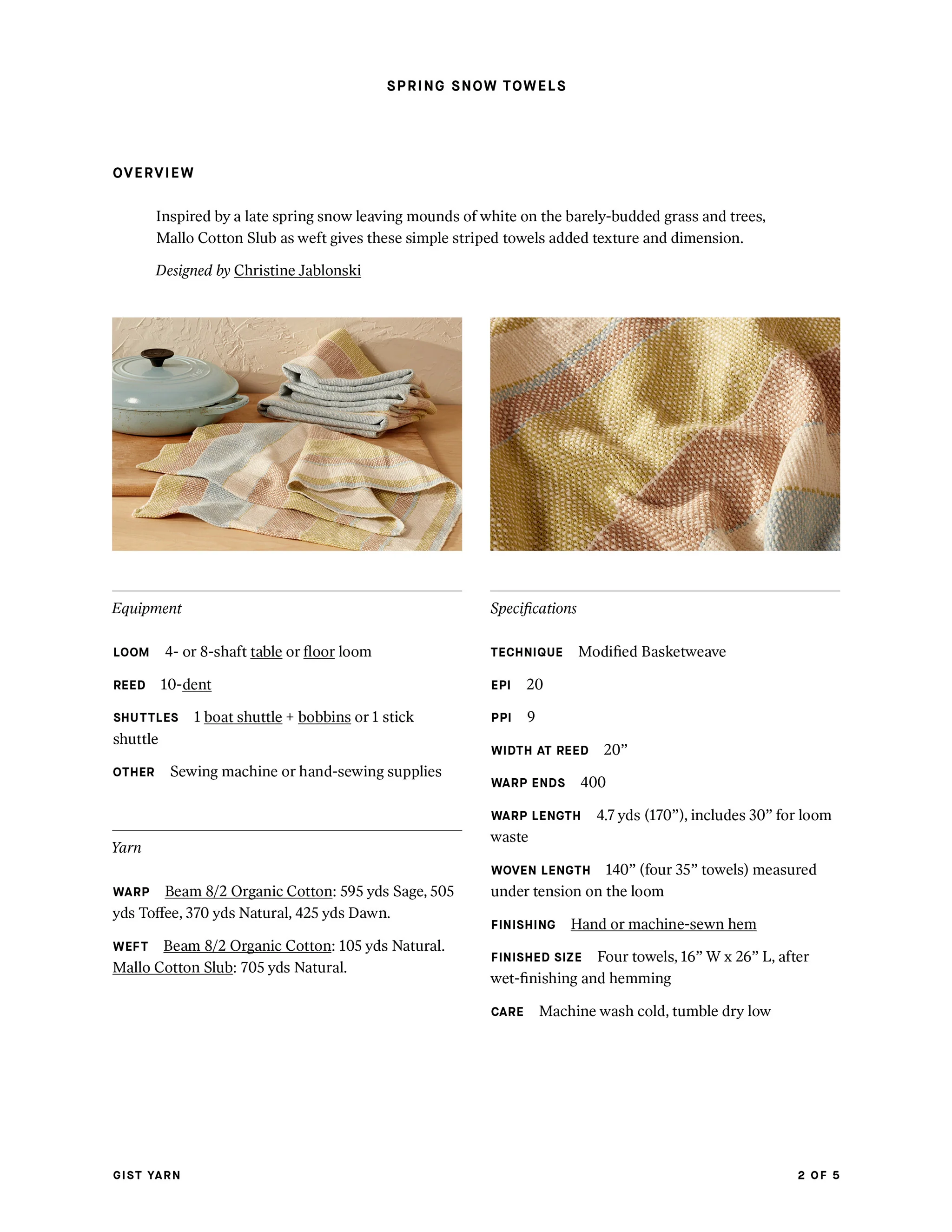 Spring Snow Towels - Image 10