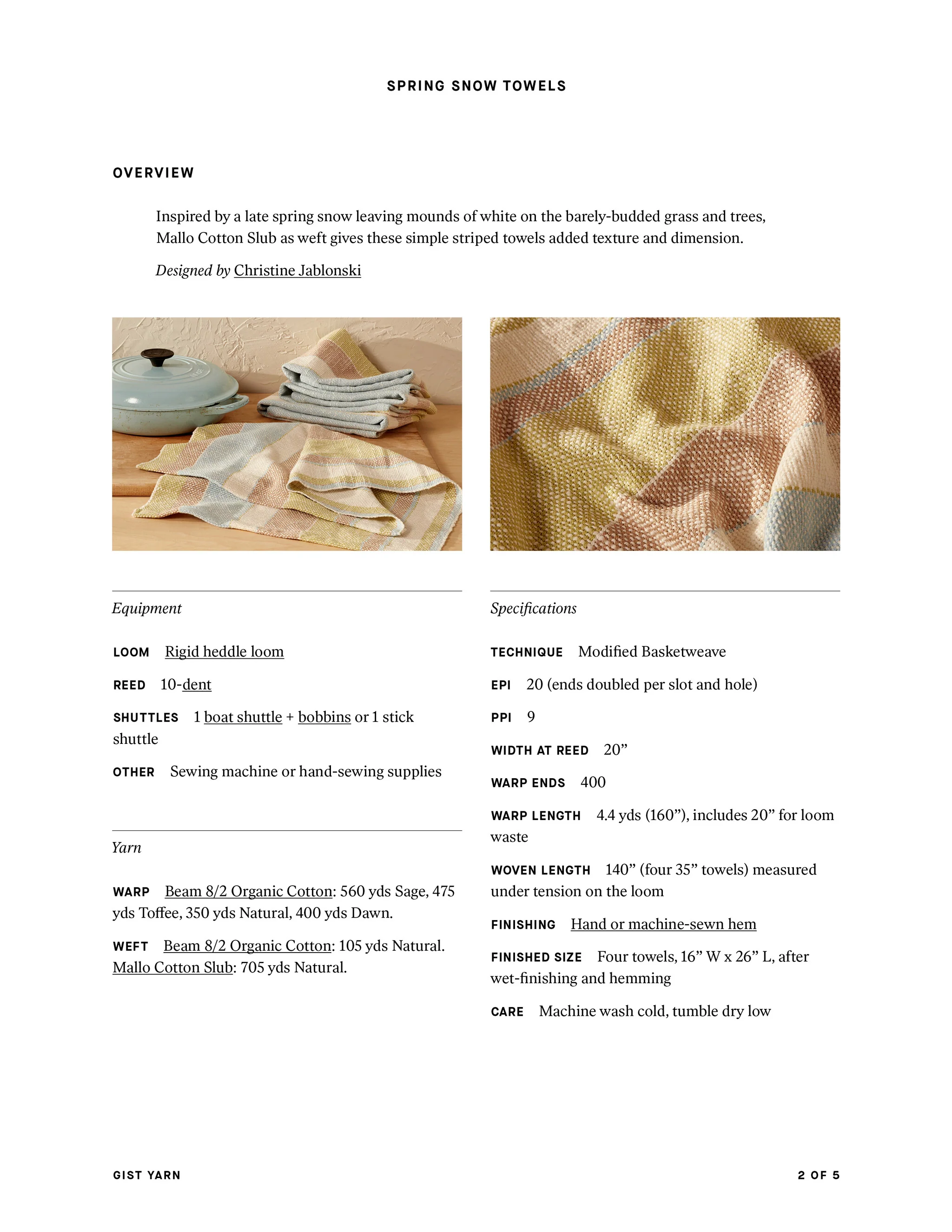 Spring Snow Towels - Image 9