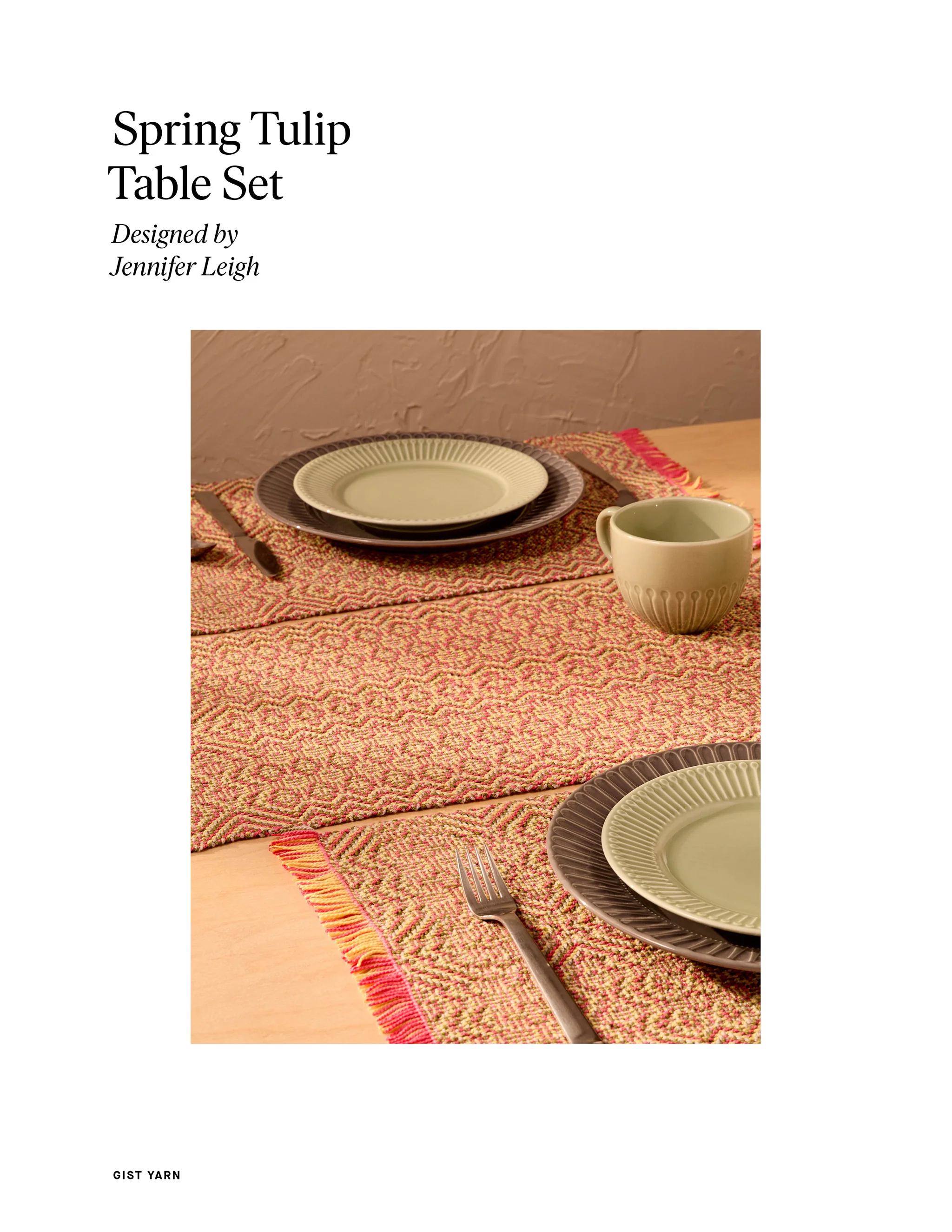 Spring Tulip Table Set - Image 8