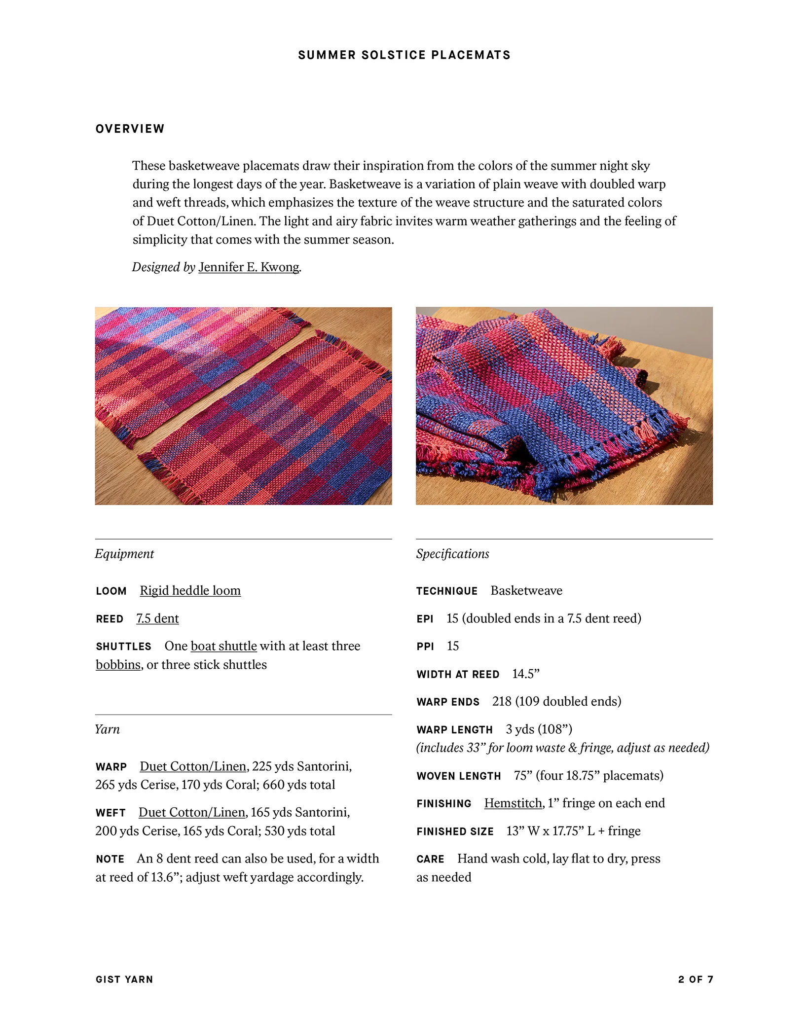 Summer Solstice Placemats - Image 5