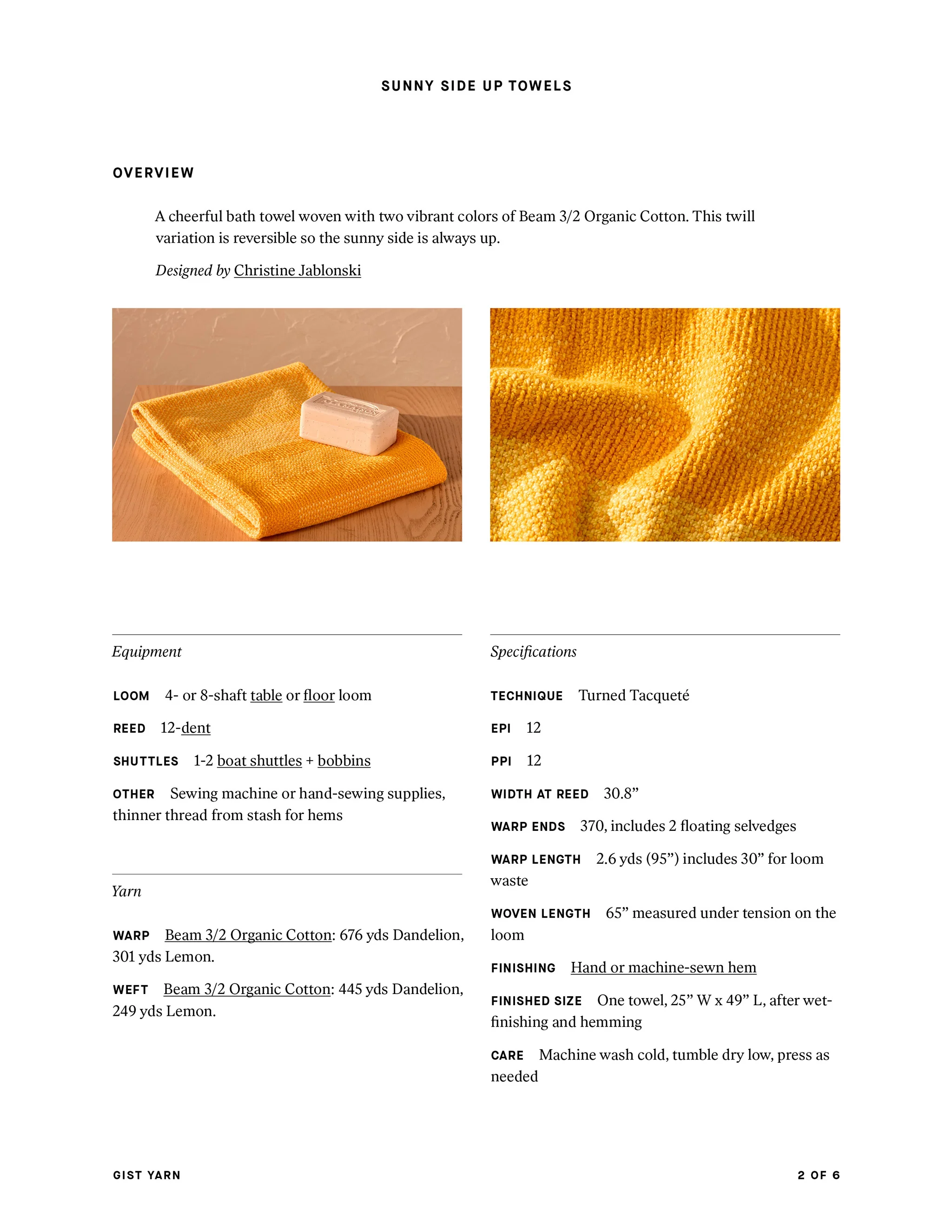 Sunny Side Up Towel - Image 9