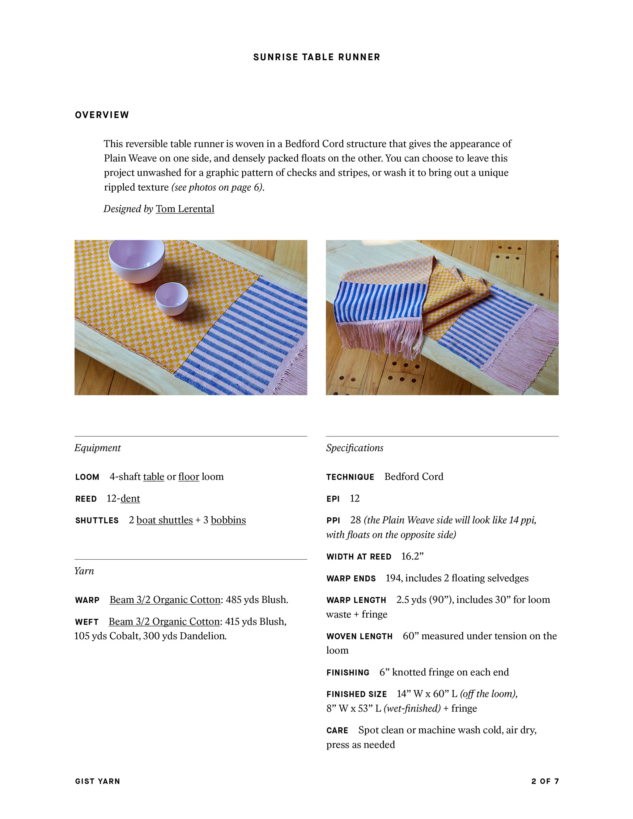 Sunrise Table Runner - Image 4