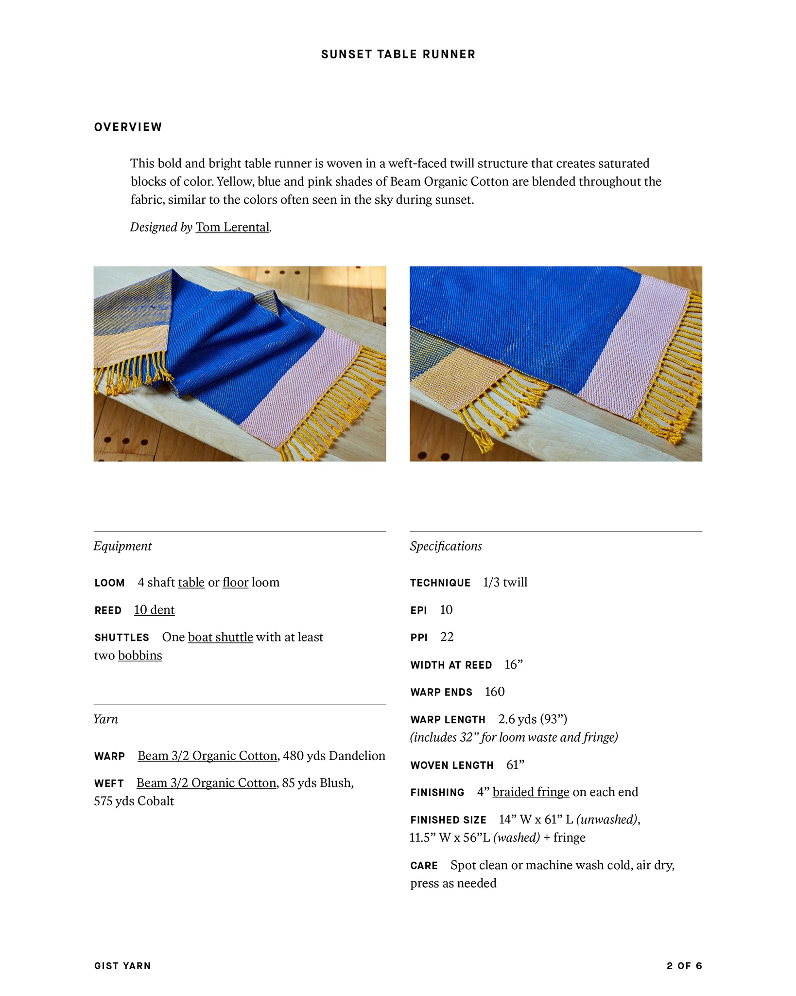 Sunset Table Runner - Image 4