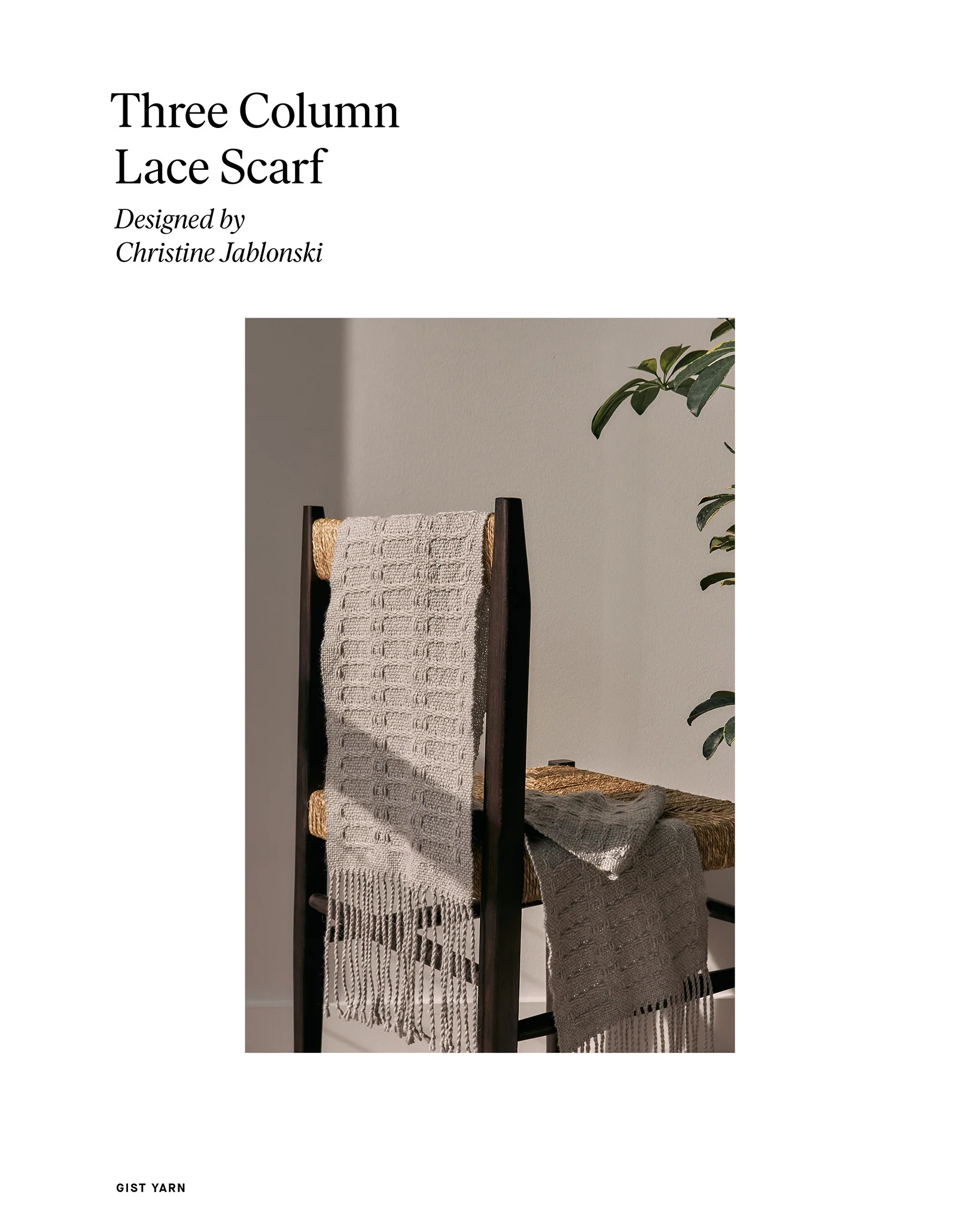 Three Column Lace Scarf - Image 4