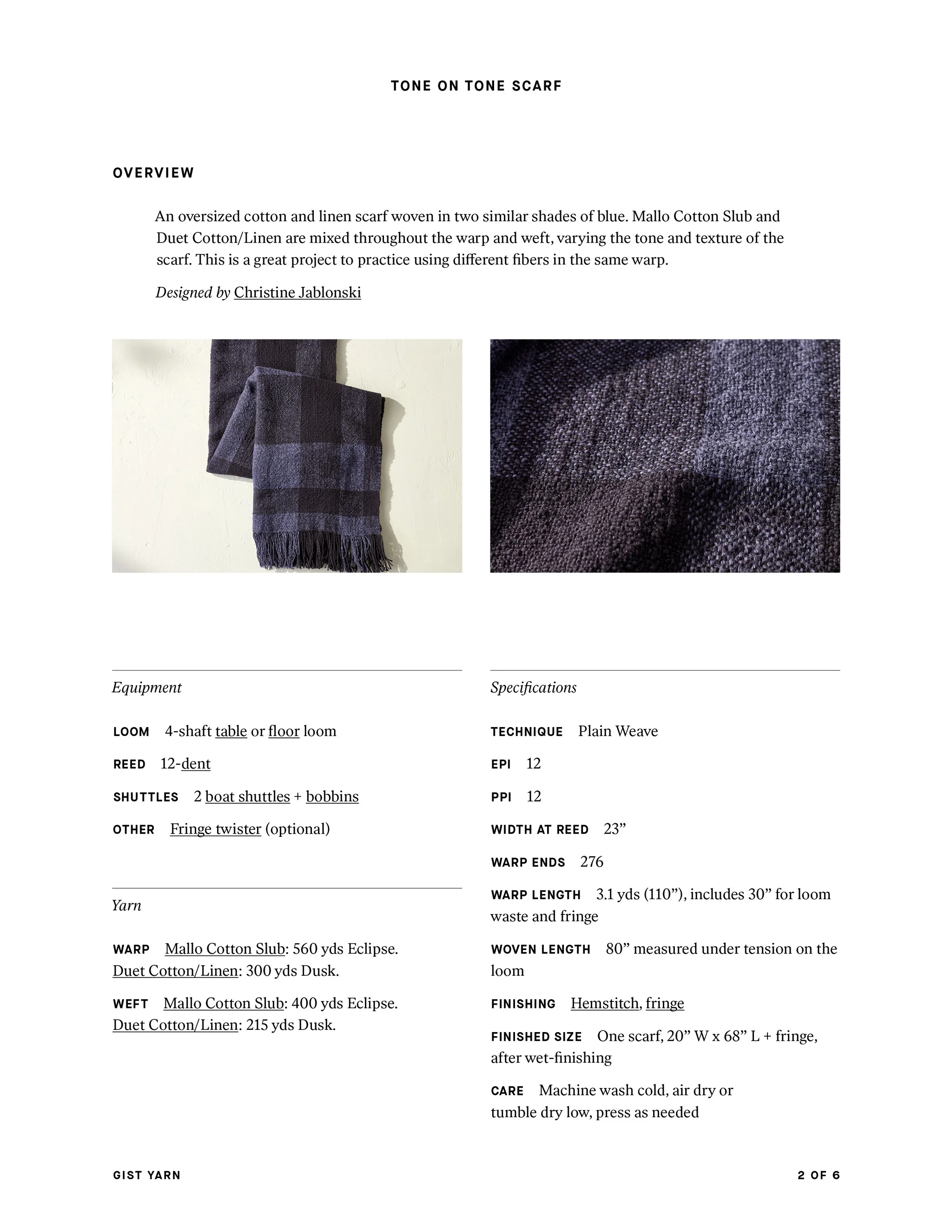 Tone on Tone Scarf - Image 9